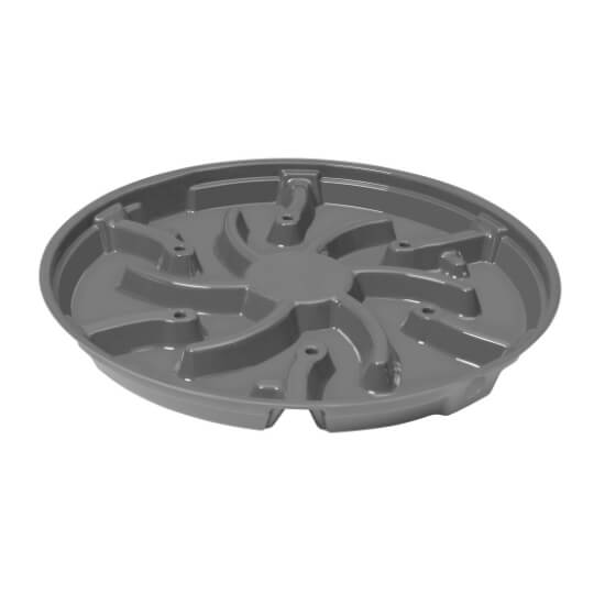 87095 - Tough Pans 87095 - 27 ToughPan Dry Lift Water Heater Pan w/ 1 PVC  Adapter (VP27RP)