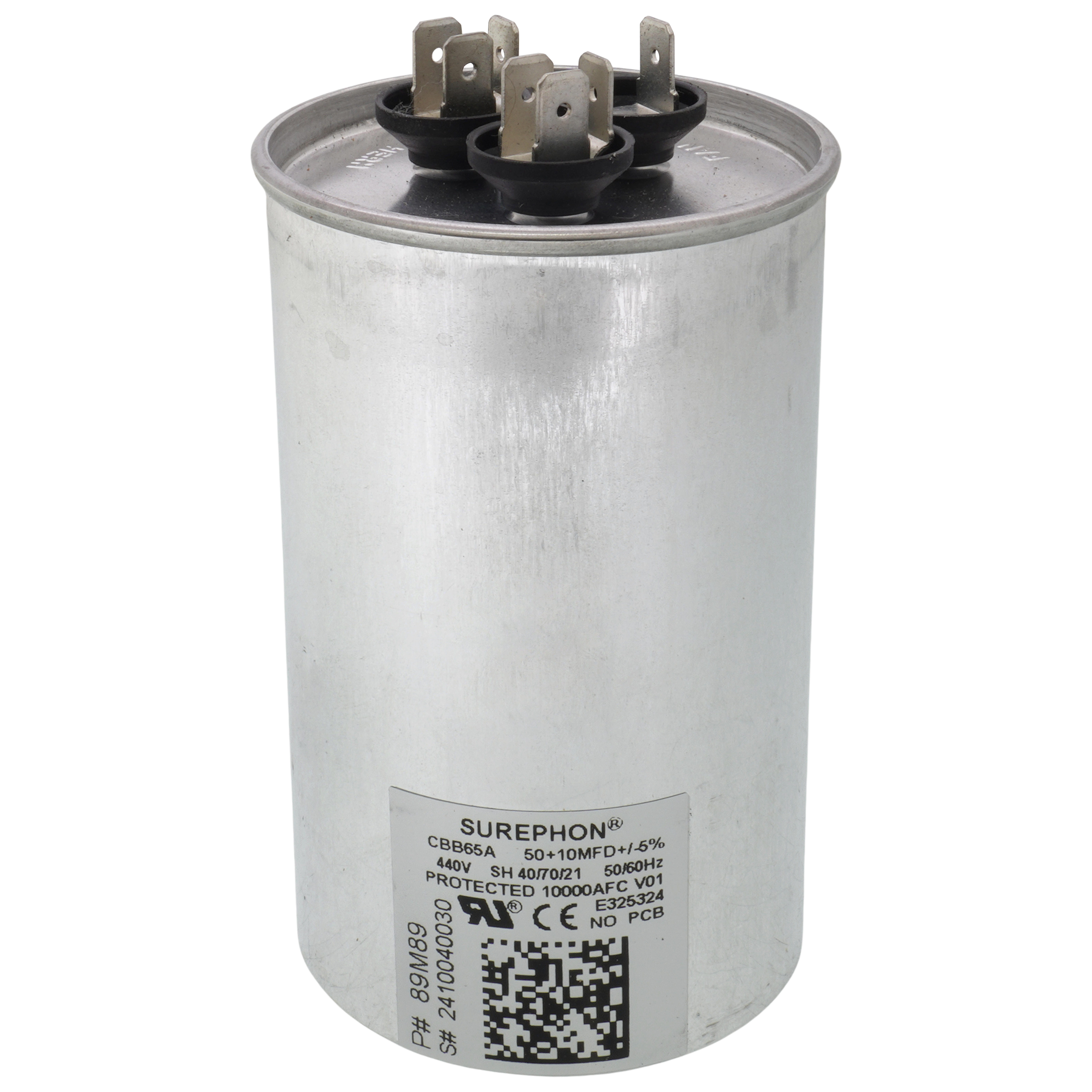 89M89 - Lennox 89M89 - 100335-21 Round Dual Run Cap 50+10 @ 440V