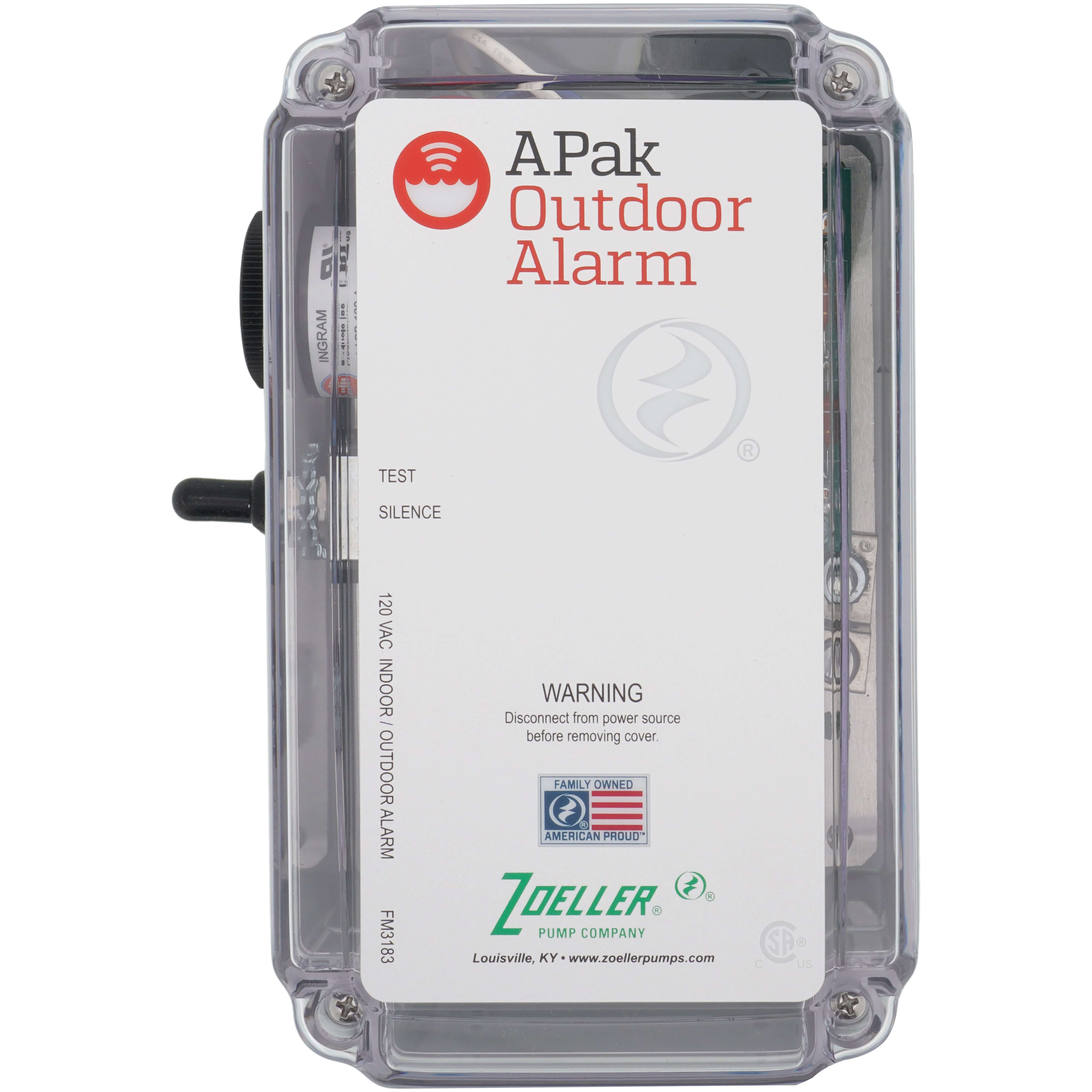 10-0623 - Zoeller 10-0623 - 1-Phase, NEMA-3R A-Pak Alarm System