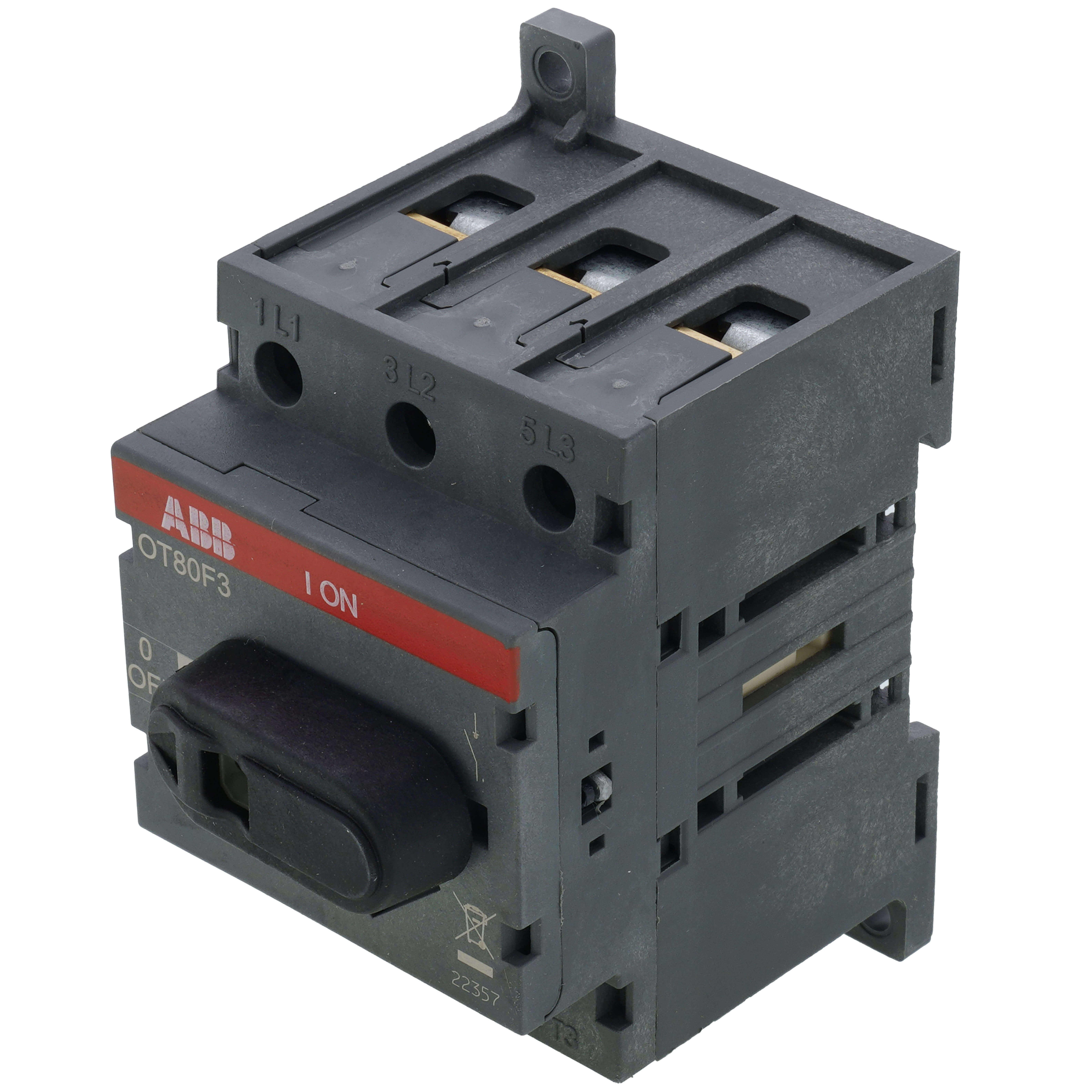 93J31 - Lennox 93J31 - 3 Pole 80 Amp Disconnect Switch, 93J31