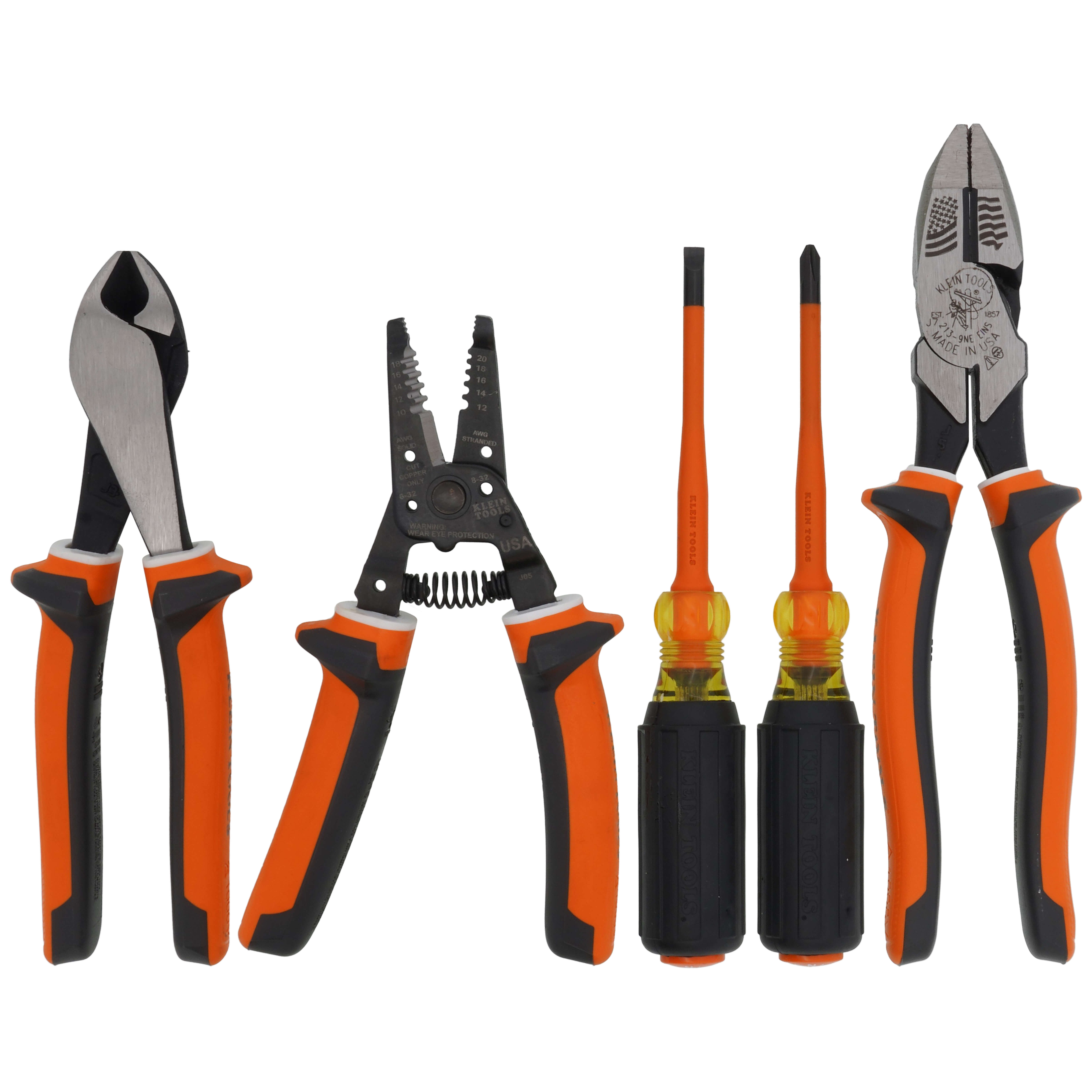 94130 - Klein Tools 94130 - 5 Piece Insulated Tool Kit