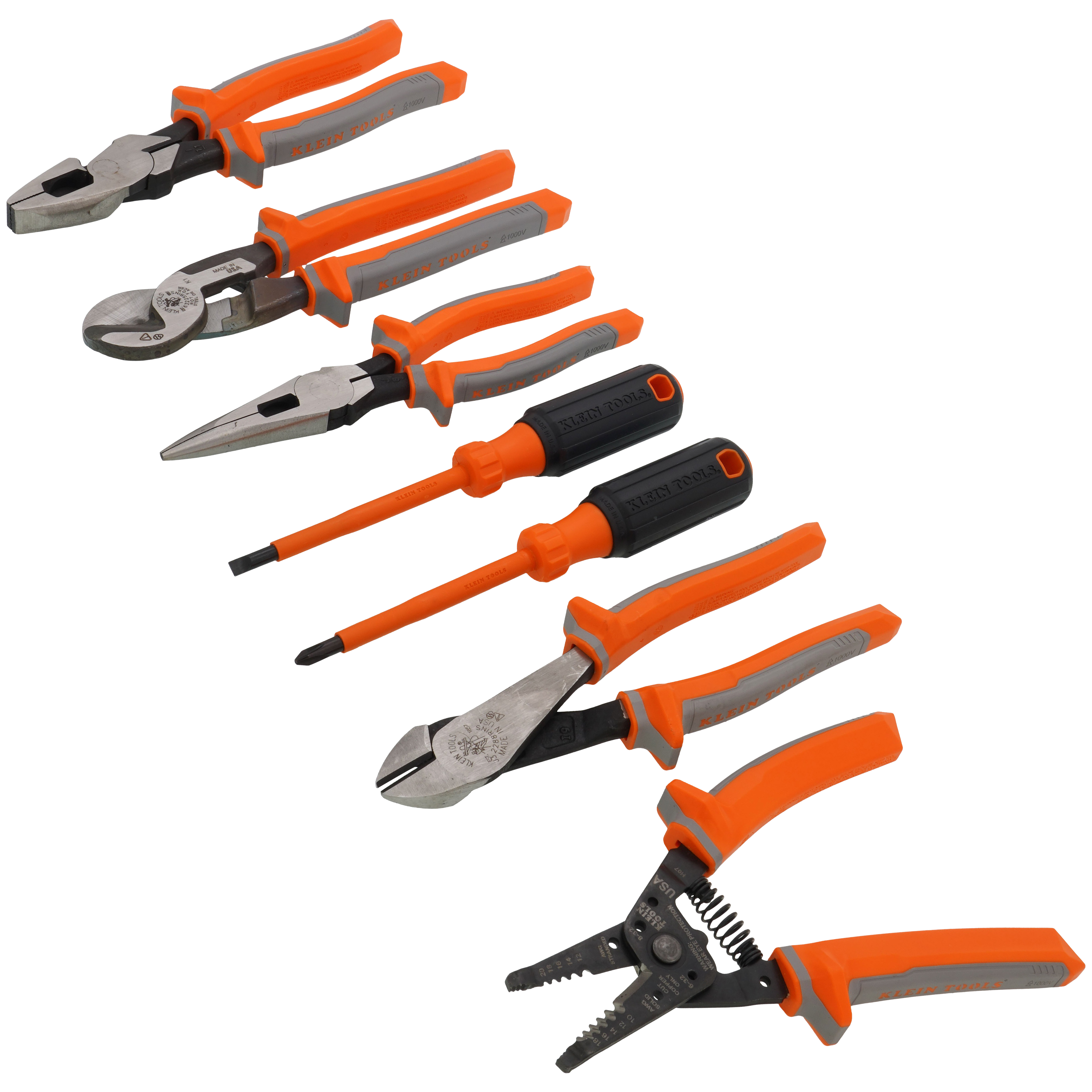 9421R - Klein Tools 9421R - 1000V Insulated Tool Set, 7 Piece