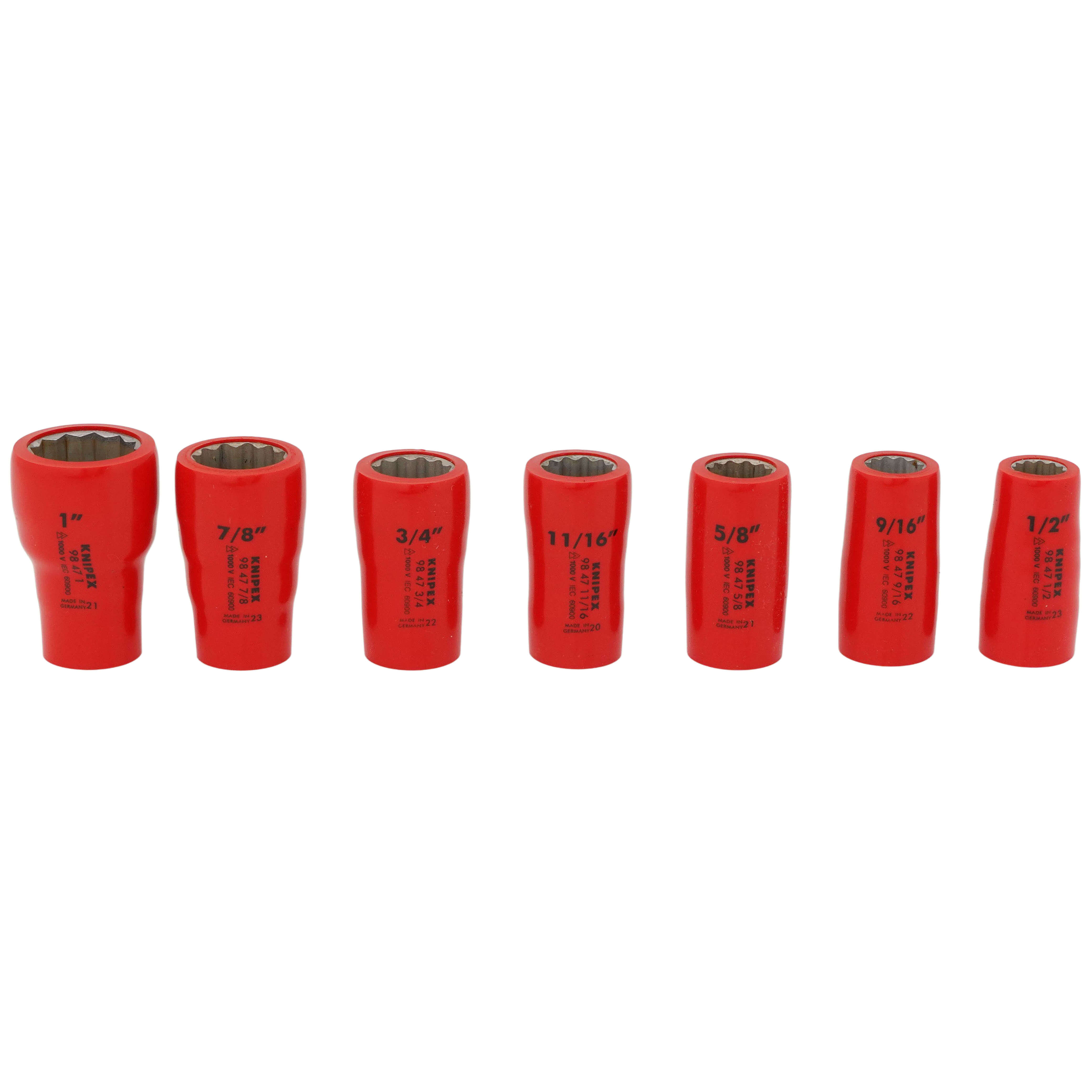 98-99-11-S5 - Knipex 98-99-11-S5 - 10-Piece Insulated Socket Set