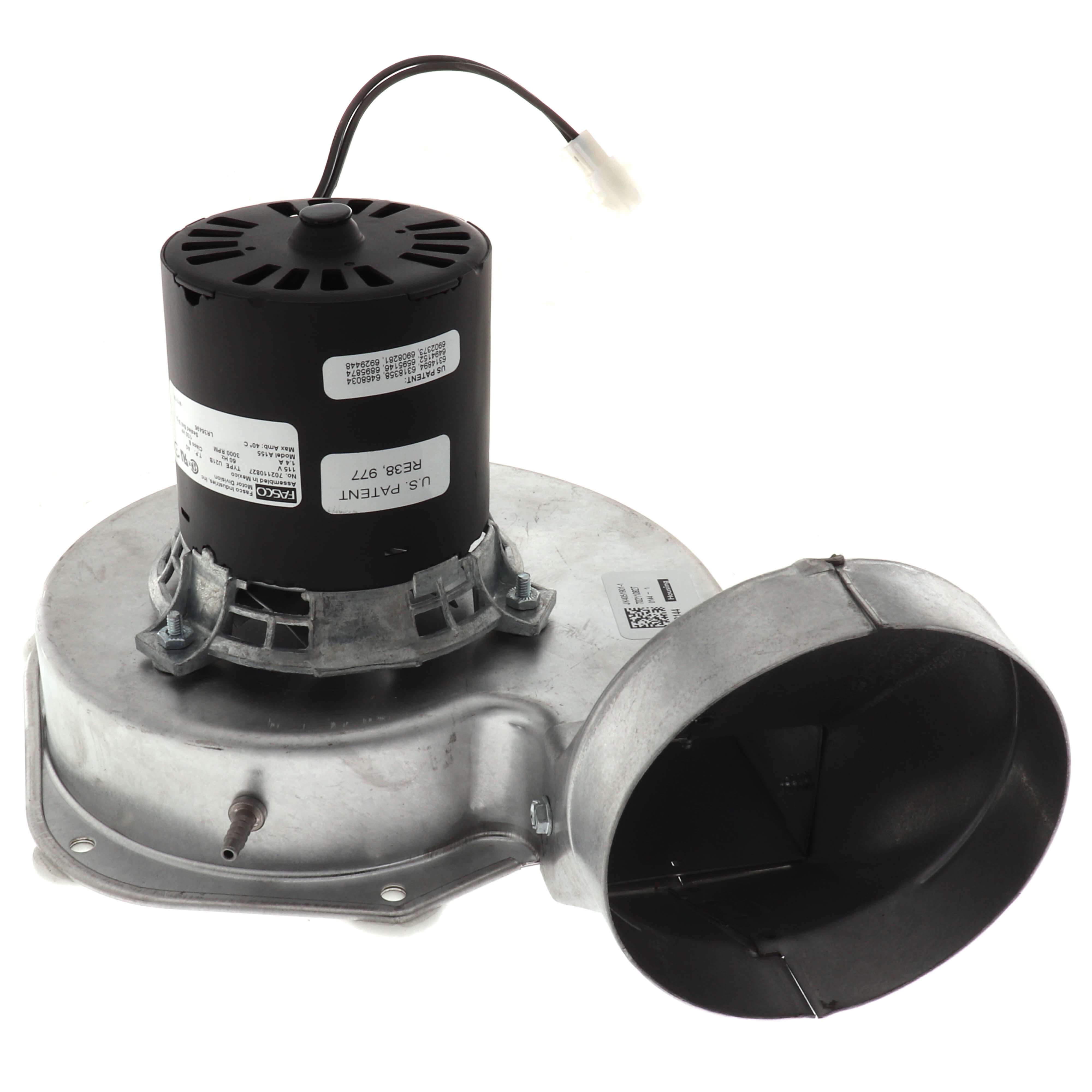 A155 - Fasco A155 - 1-Speed 3000 RPM CCW Armstrong Draft Inducer