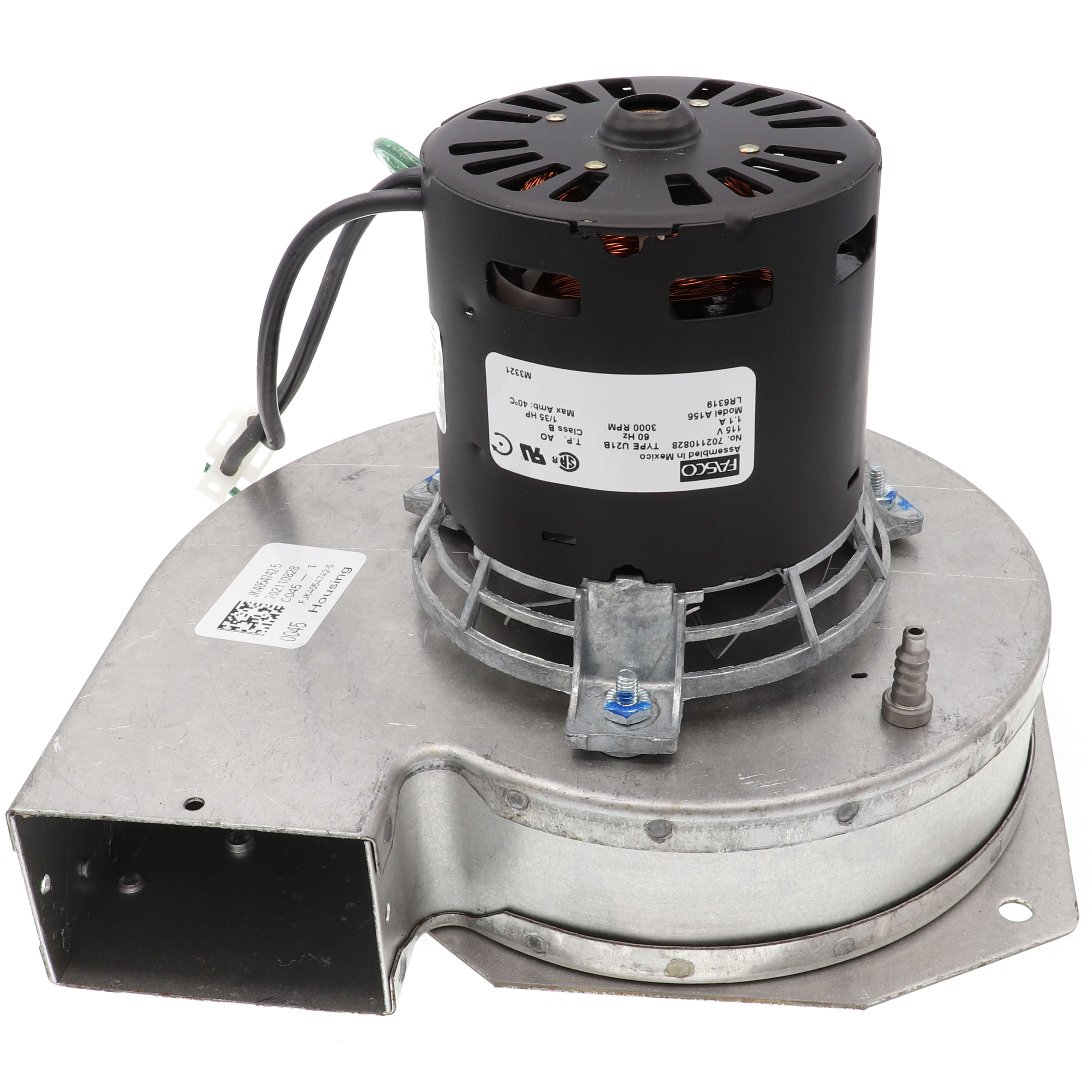 A156 - Fasco A156 - 1-Speed 3000 RPM 151 - 500 CFM Evcon Draft