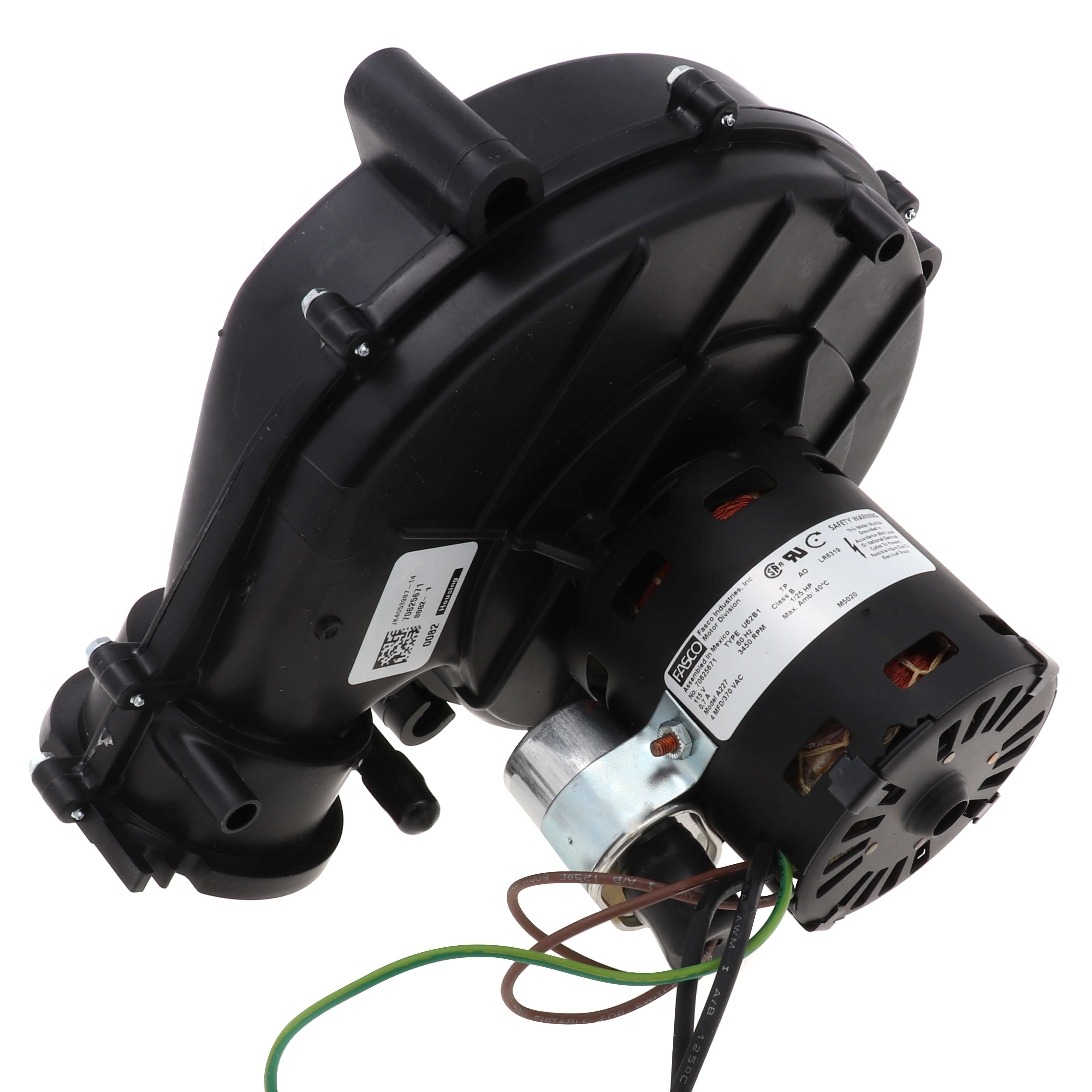 Fasco Motors A225 Inducer Draft Motor Goodman Supplies Depot: Fasco ...