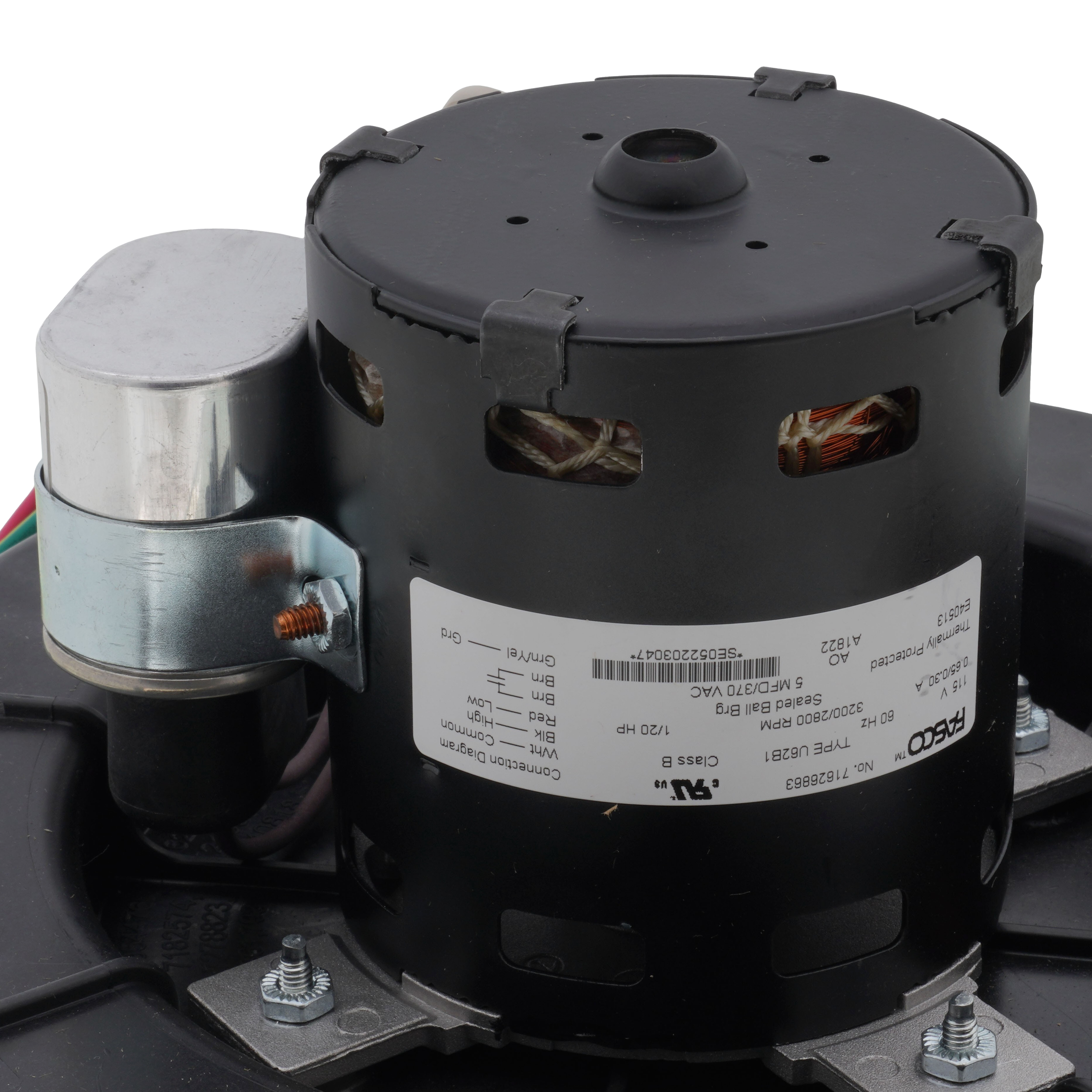 A252-FASCO - Fasco A252-FASCO - 115V 3200/2800 RPM 0.65/0.30A