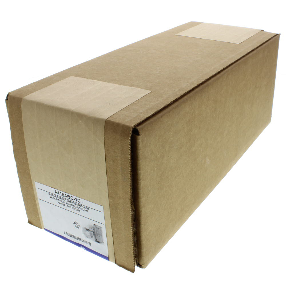 Johnson Controls A421ABC-02C Temperature Control - -40 To 212°F Single-Pole Double-Throw Electronic Thermostat