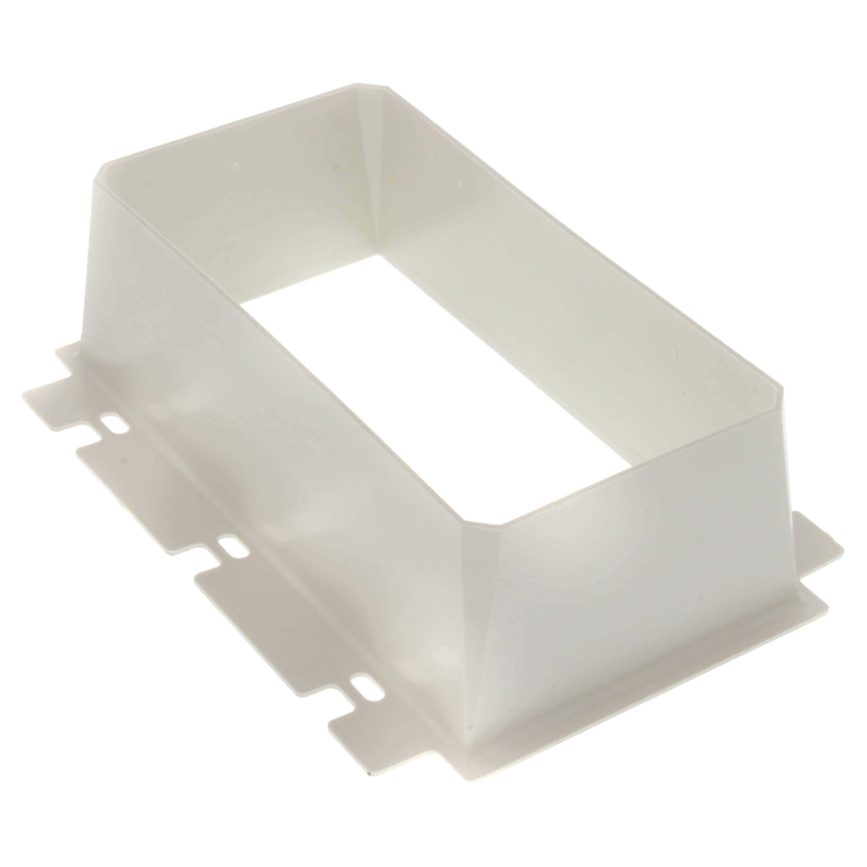 25 Pcs BE1-2 Electrical Outlet Box Extenders - 1-Gang, White, Non-Metallic With Screws - View #3