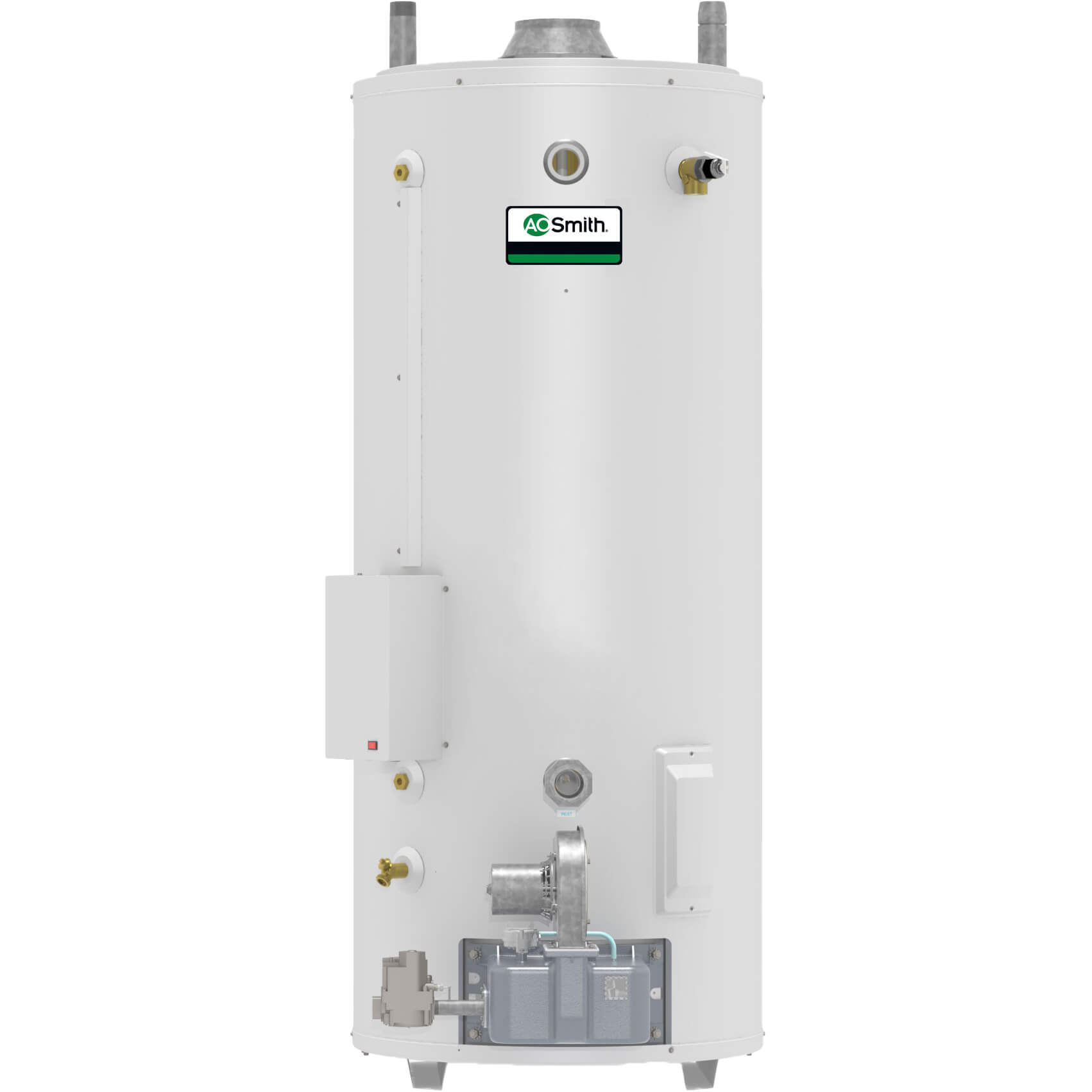 BTL-199 - AO Smith BTL-199 - 100 Gallon - 199,000 BTU Master-Fit Ultra-Low  NOx Commercial Gas Water Heater