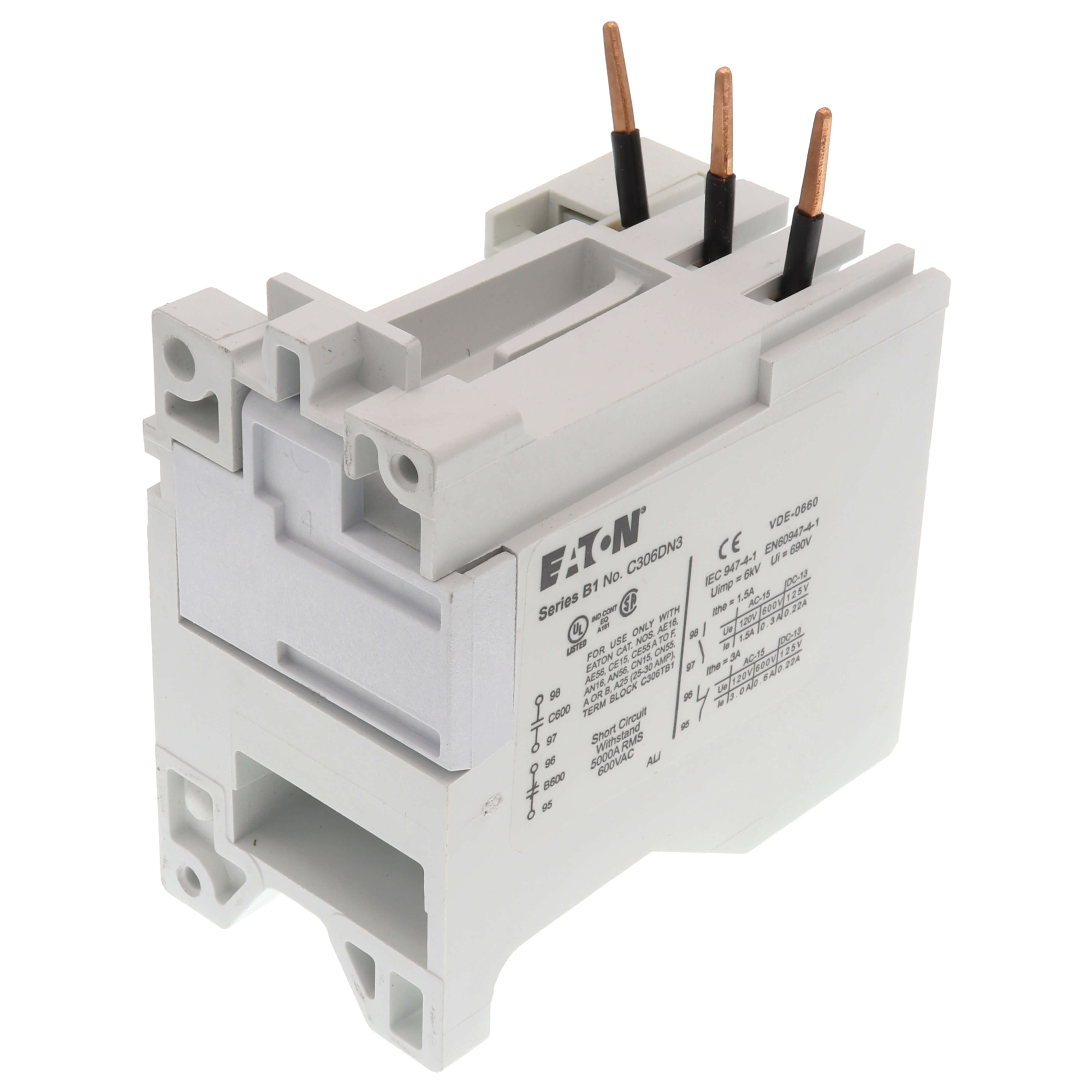Eaton Cutler Hammer Relay Eaton C306DN3B Overload Relay - 32 Amp Motor ...