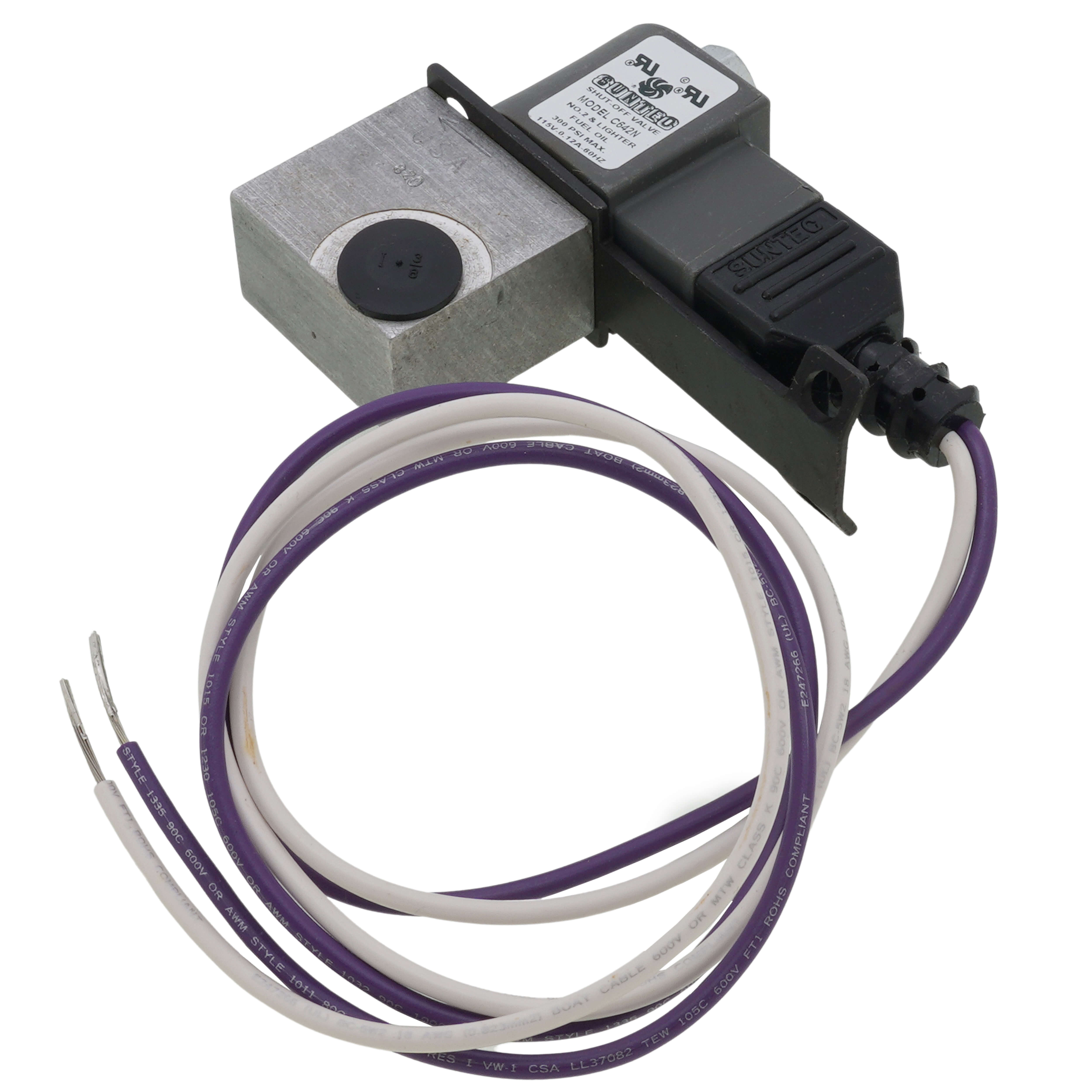 C642N - Suntec C642N - Non-Delay Solenoid Coil - Burner Mount, 115V