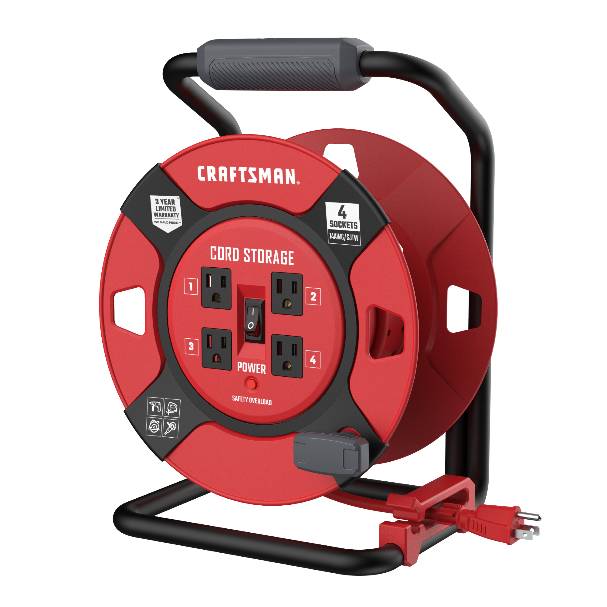 スプレンゲリアナ　USA クランプ CMXCRPA1401 - Craftsman CMXCRPA1401 - 4 Outlet Cable Management