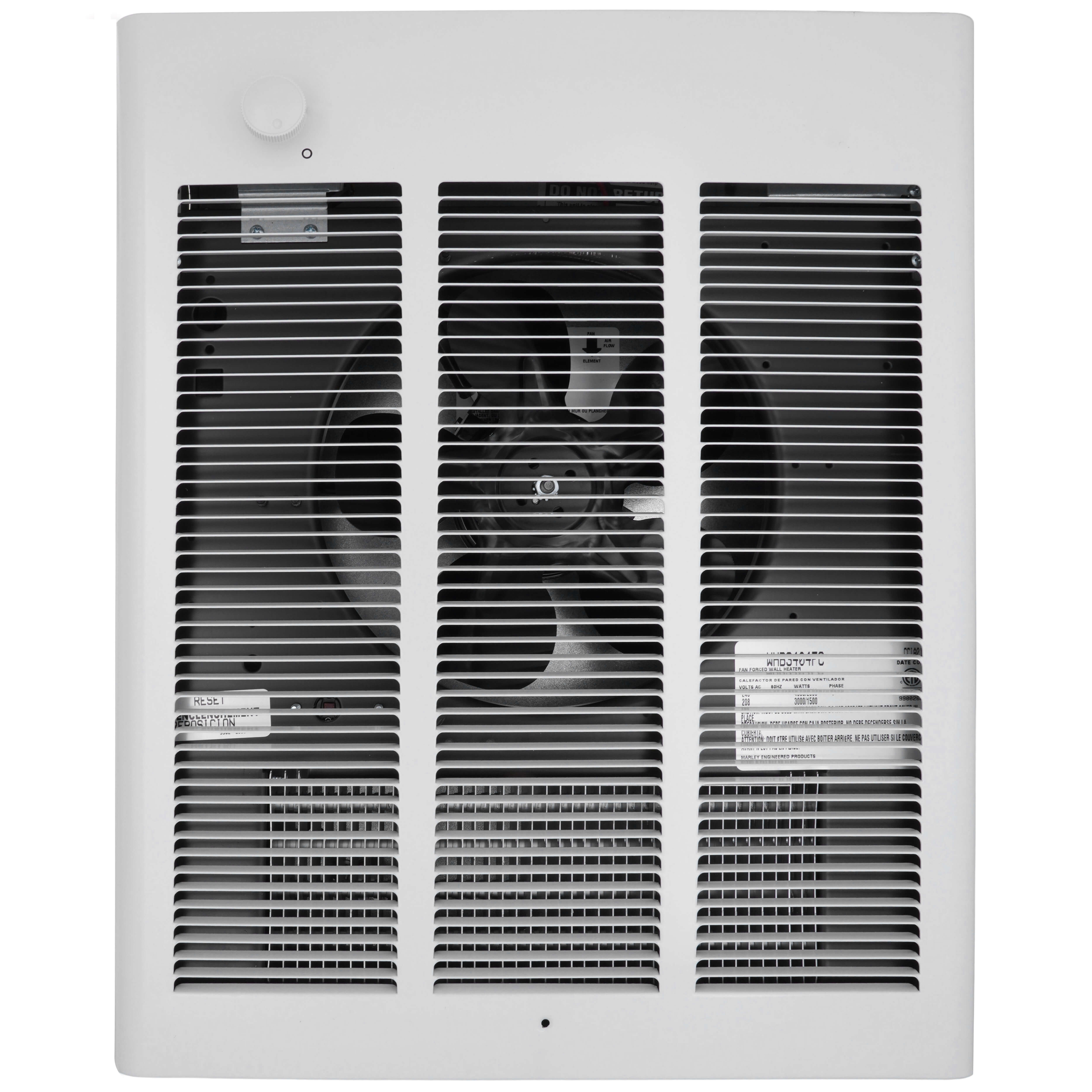 CWH3404F - Qmark CWH3404F - CWH3404F, Commercial Fan-Forced Wall Heater  (4,000/2,000W - 240/208V)