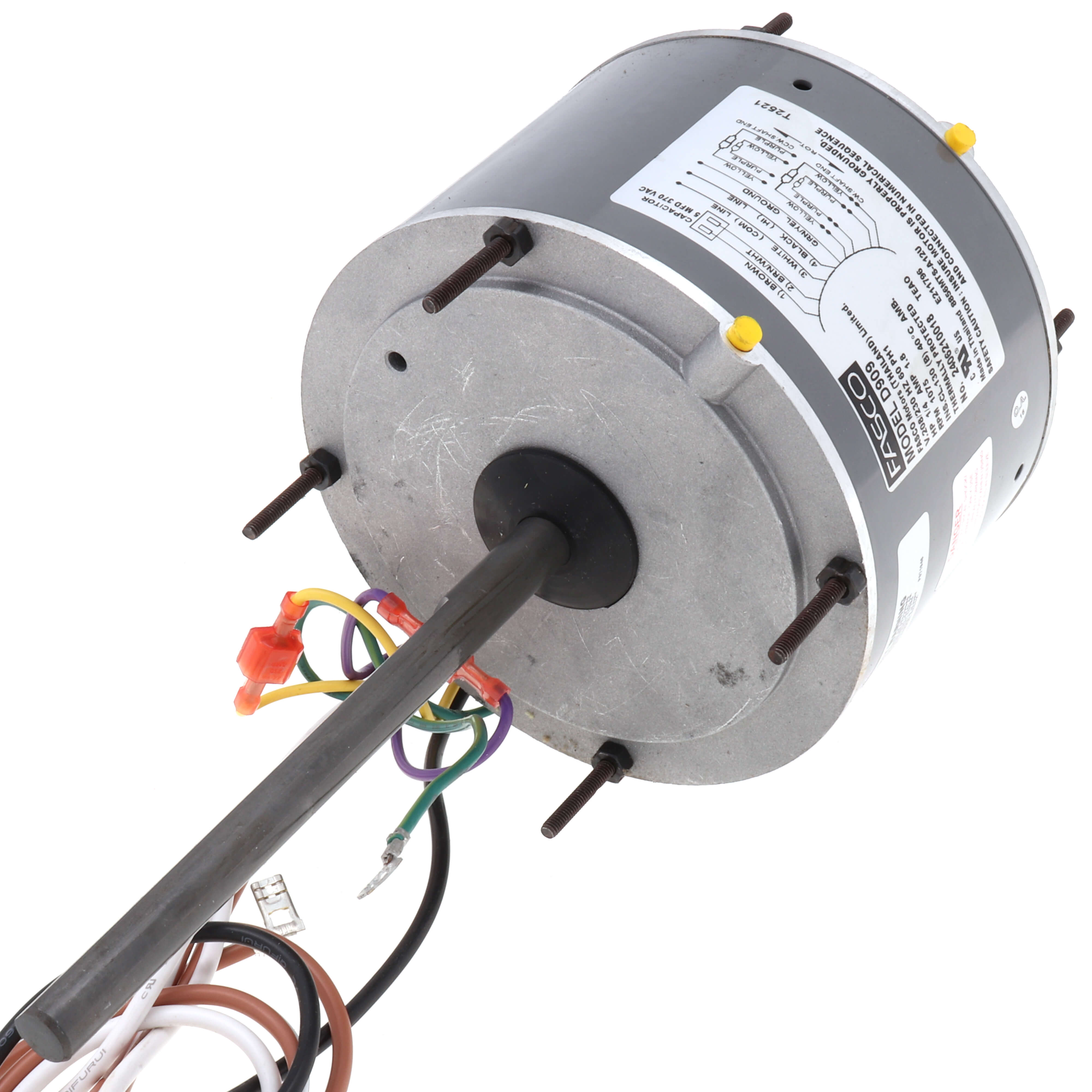 Marathon 48A11T569 Condenser Fan Motor – 1/4 HP, 1075 RPM, 208-230V, 1-Phase, PSC, Totally Enclosed, Ball Bearing, 48Y Frame