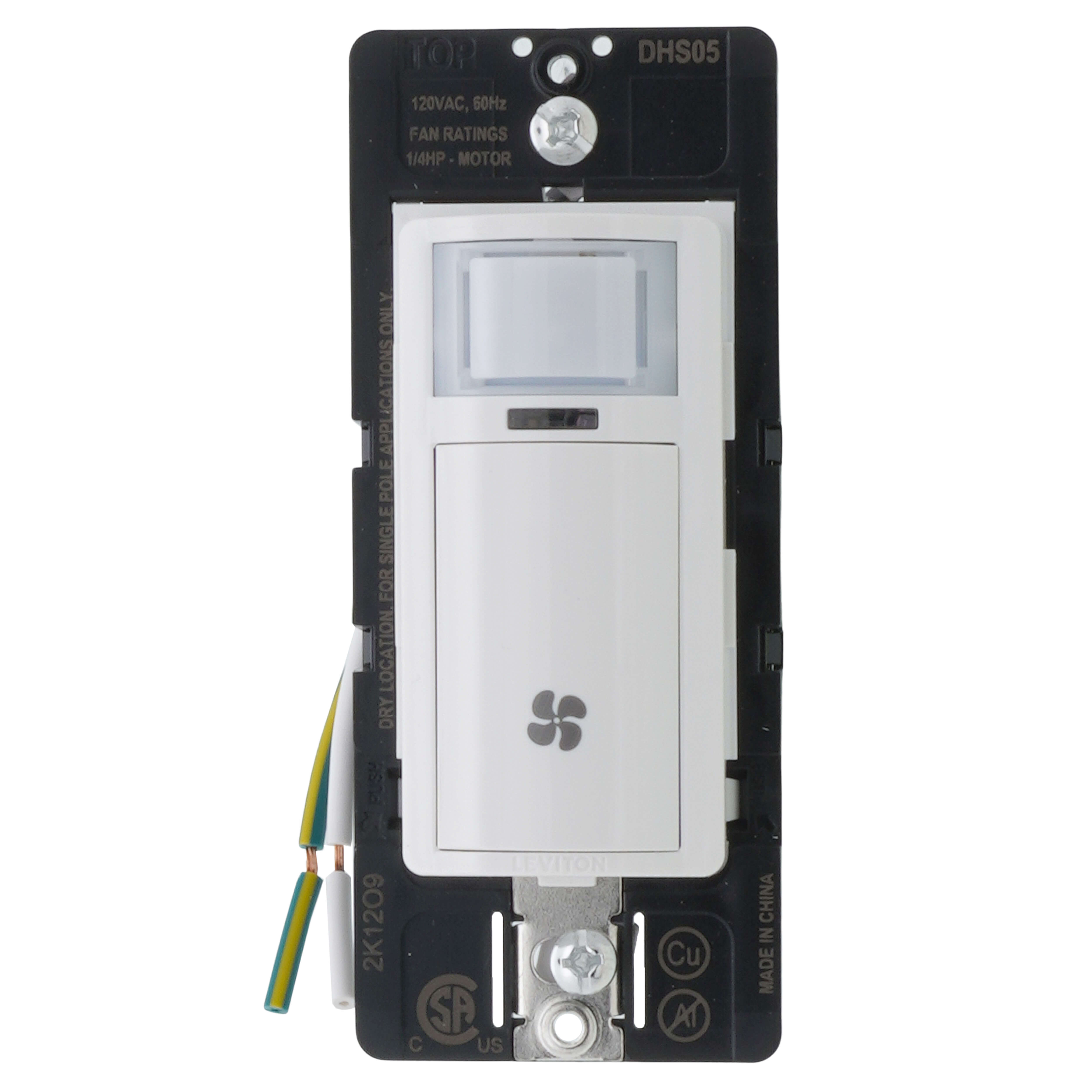 Fan Control Switch Leviton Humidity Sensor & Fan Control - Automatic ...