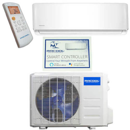 DIY-18-HP-230B16 - MRCOOL DIY-18-HP-230B16 - DIY 3rd Gen 18,000 BTU 20 SEER  Energy Star Ductless Mini-Split AC and Heat Pump w/ 16ft Install Kit,  Package (230V)
