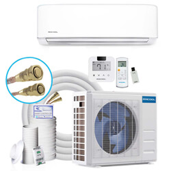 DIY-36-HP-230B - MRCOOL DIY-36-HP-230B - DIY 3rd Gen 34,500 BTU 16 SEER  Smart Ductless Mini-Split AC and Heat Pump w/ 25ft Install Kit, Package  (230V)