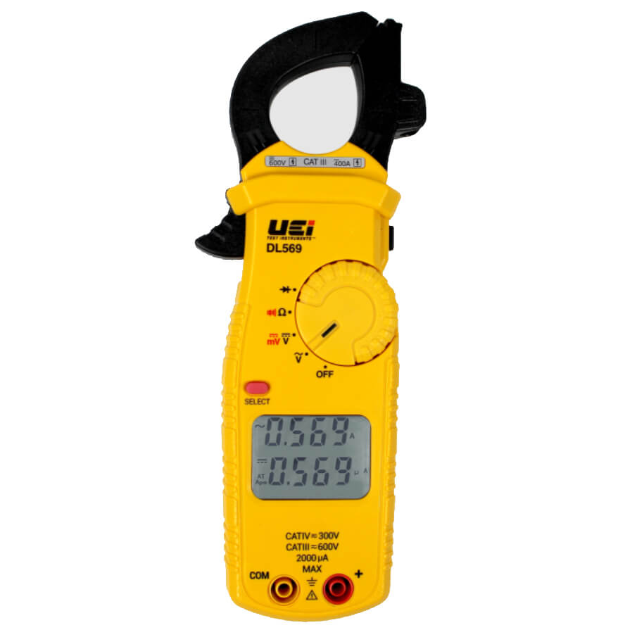 DL569 - UEi Test Instruments DL569 - 400A Dual Display Clamp Meter