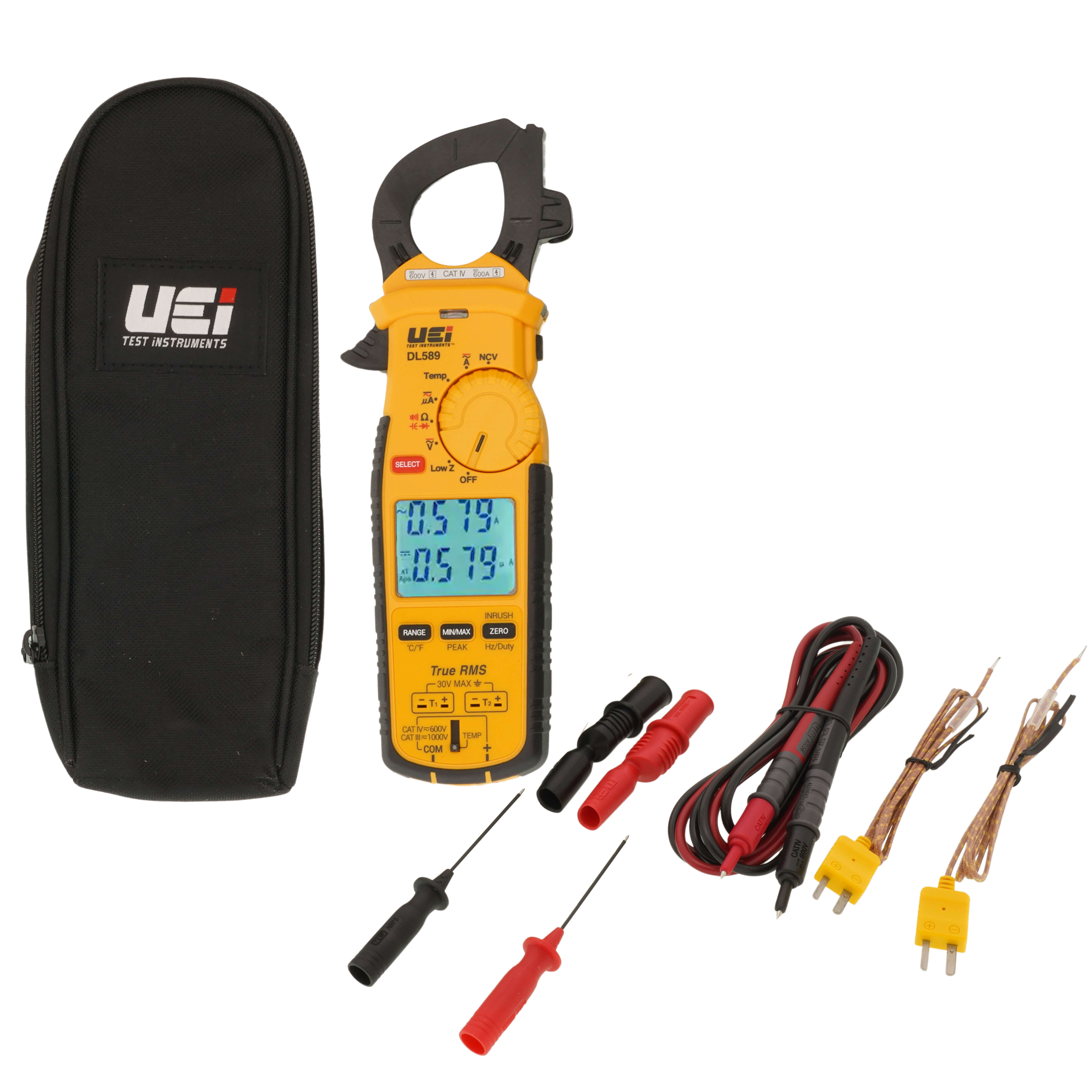 DL589 - UEi Test Instruments DL589 - True-RMS Dual Display 600A