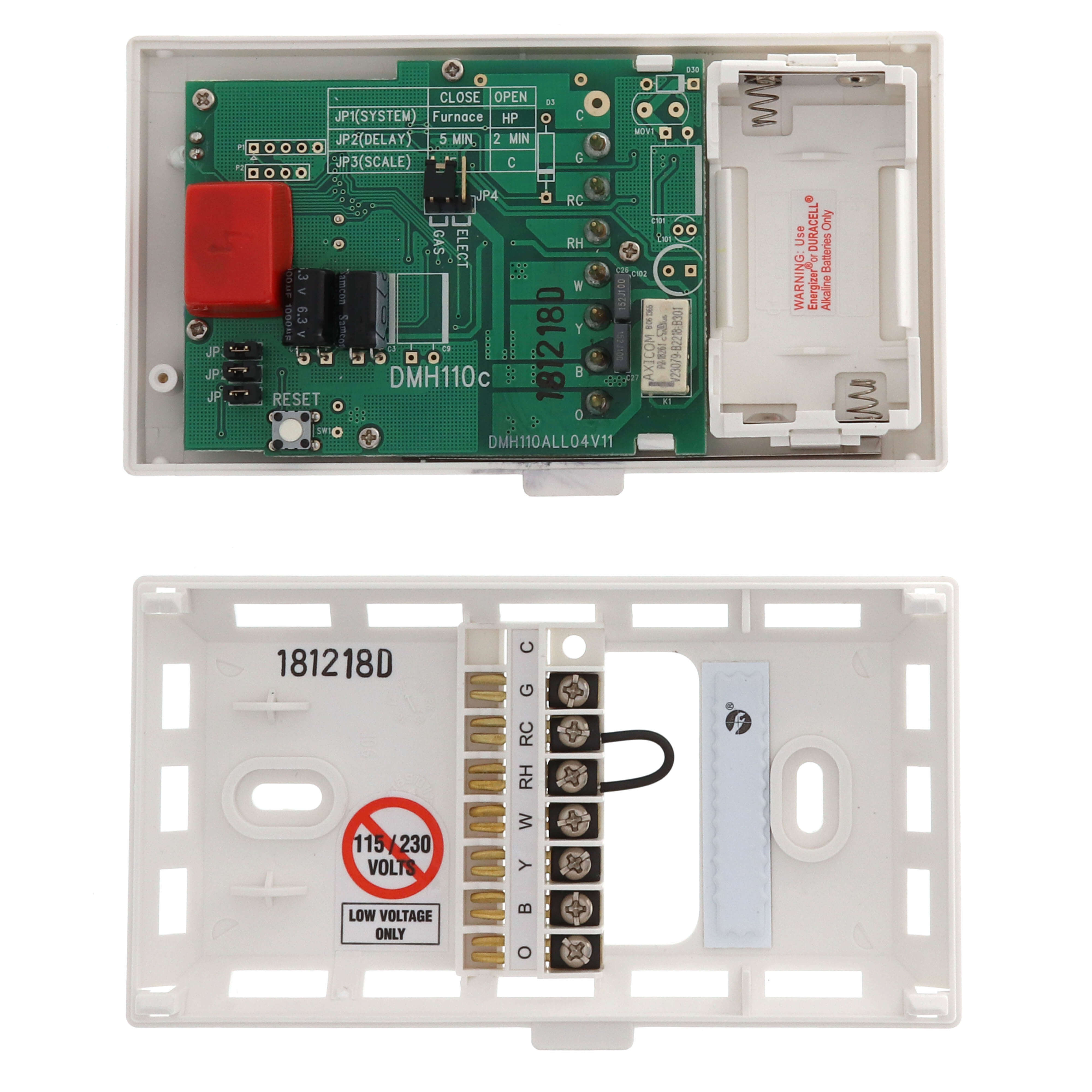 DMH110 - Lux DMH110 - Non-Programmable Smart Temp Heating u0026 Cooling Digital  Thermostat (1 Heat / 1 Cool)