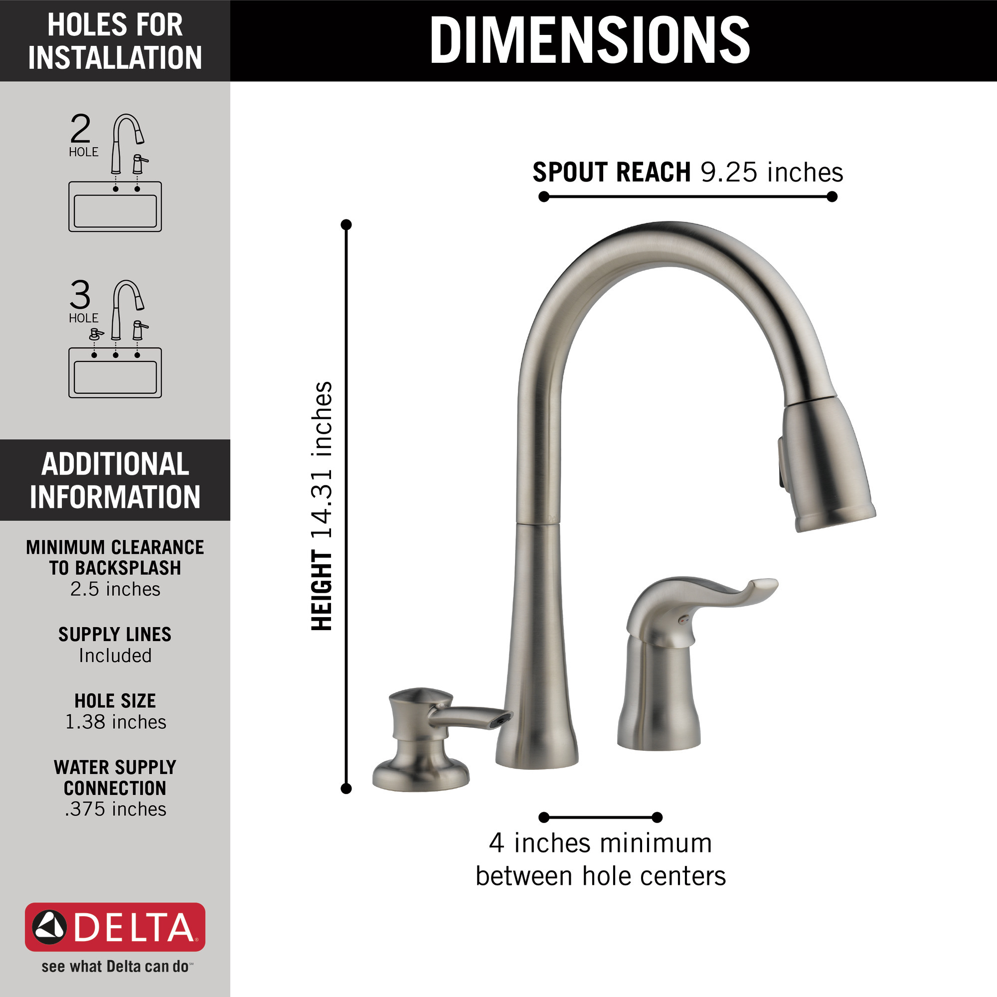 16970-SSSD-DST - Delta 16970-SSSD-DST - Kate Single Handle