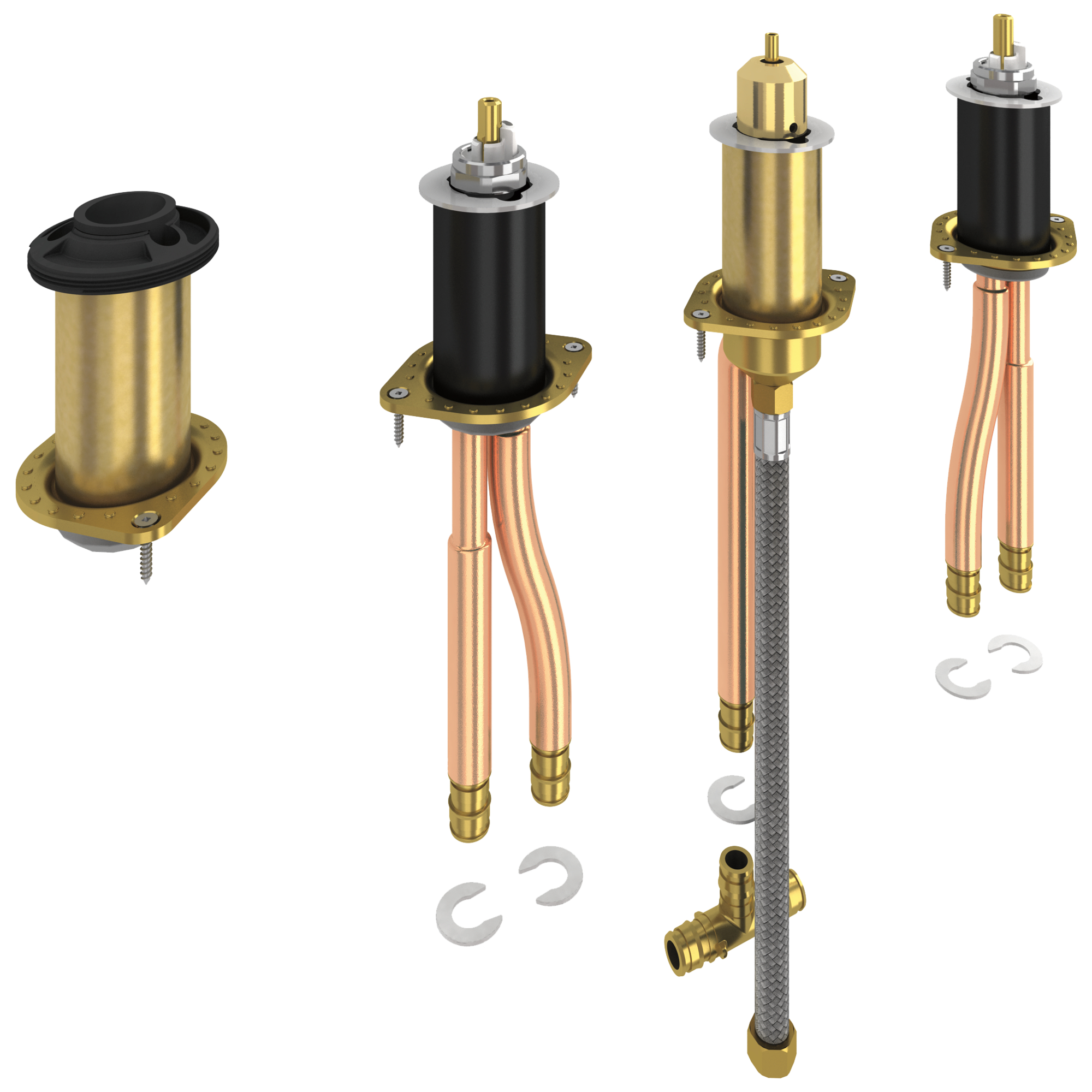 R4707-MF - Delta R4707-MF - Classic Roman Tub w/ Hand Shower Rough