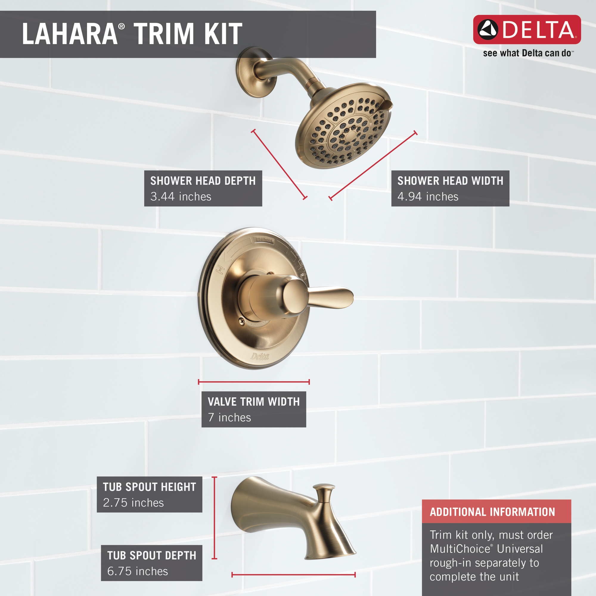 T14438-CZ - Delta T14438-CZ - Lahara Monitor 14 Series Tub
