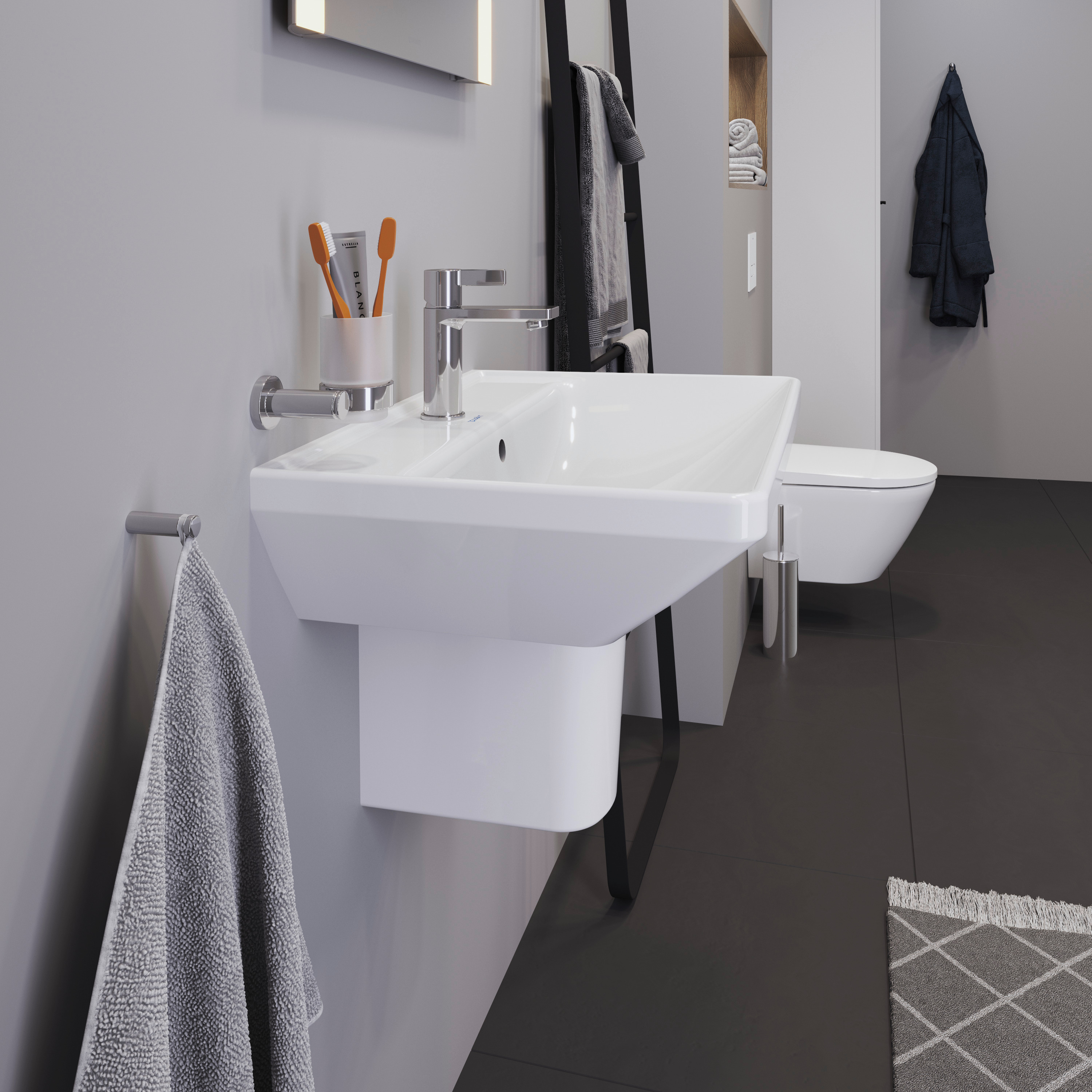 2366650000 - Duravit 2366650000 - D-neo Wall-mount Sink (white)