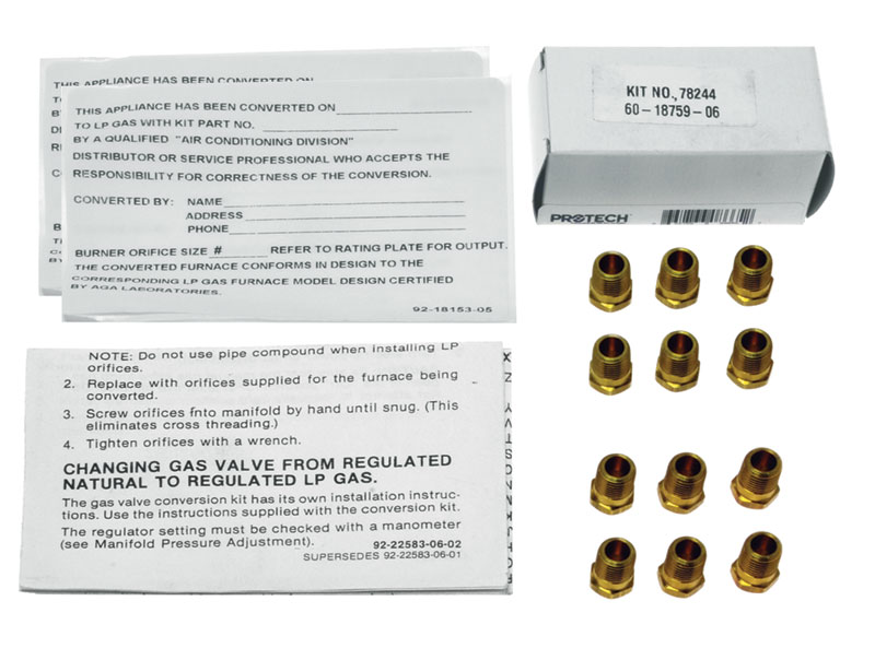 EP-85H - Rheem EP-85H - Natural to LP Gas Conversion Kit