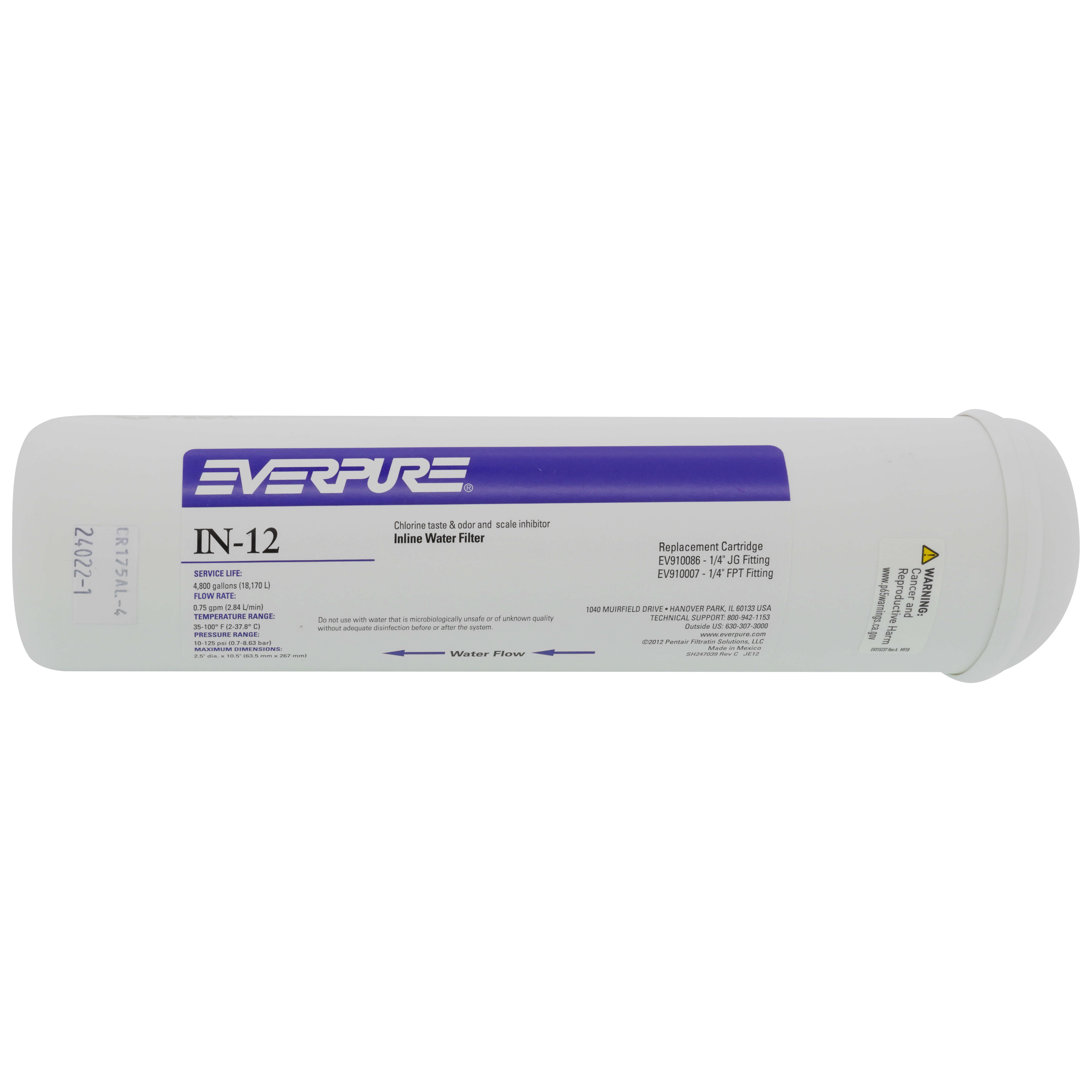 EV910007 - Pentair-Everpure EV910007 - IN-12 1/4