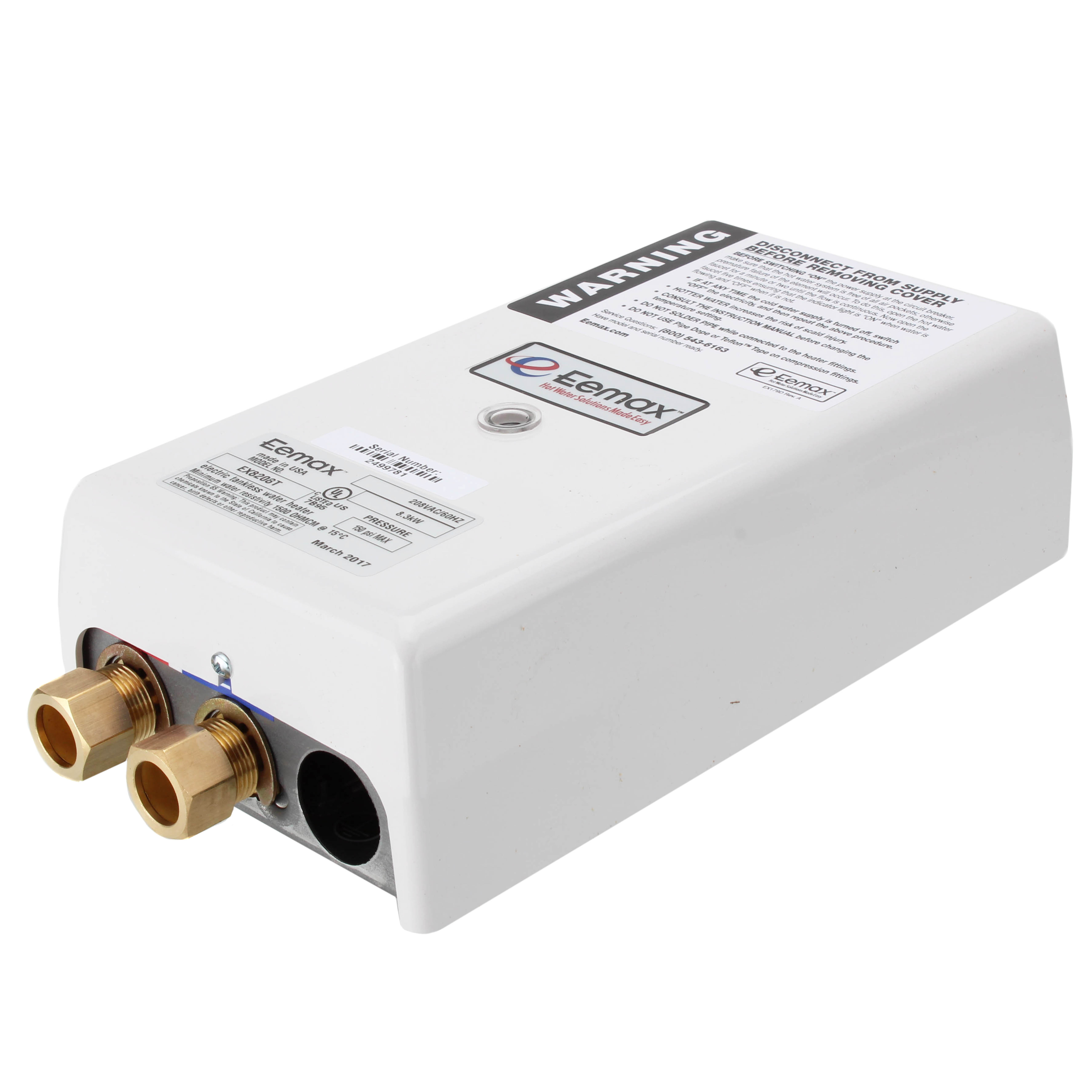SPEX8208TEE - Eemax SPEX8208TEE - Electric Tankless Water Heater w