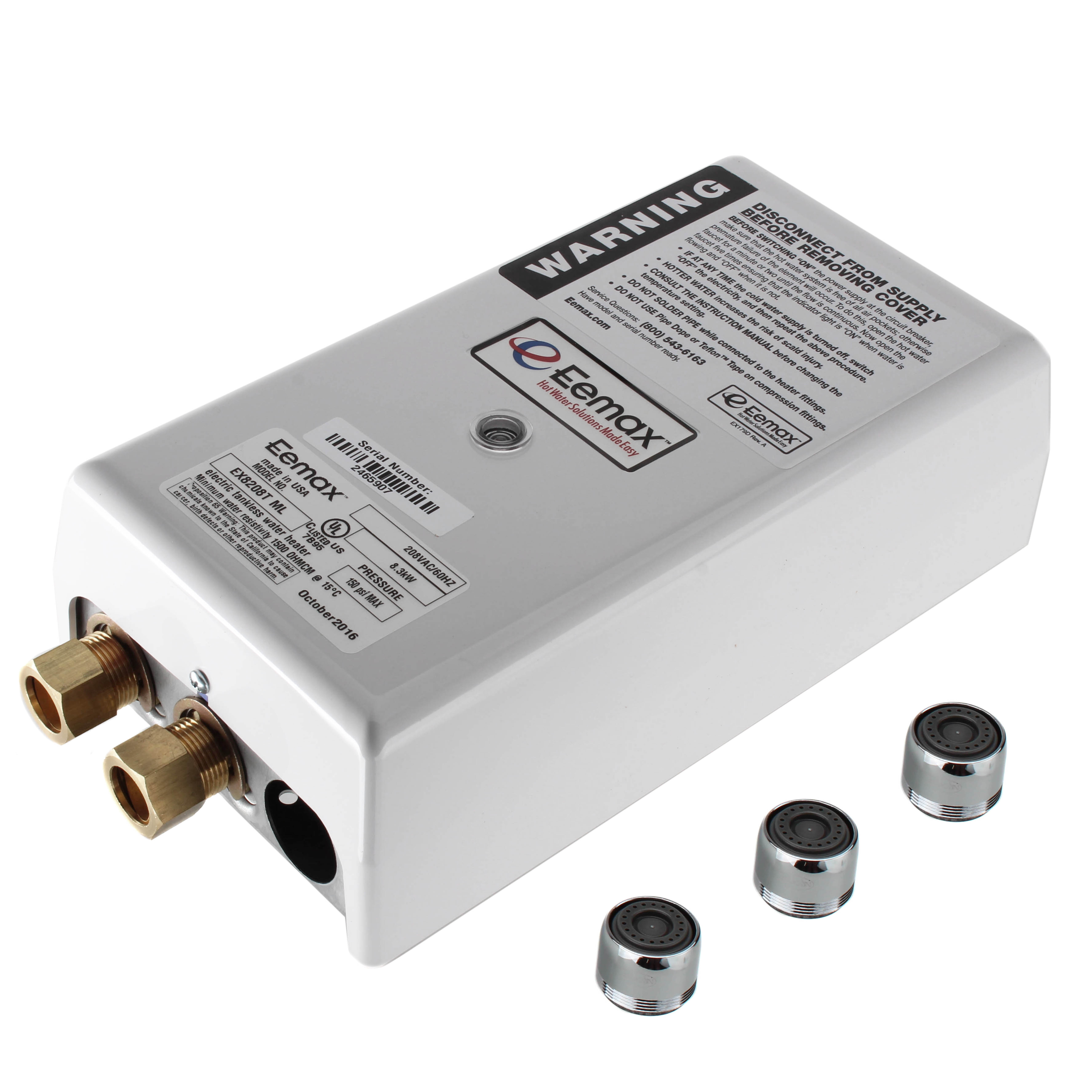 EX8208TML - Eemax EX8208TML - EX8208TML Thermostatic Electric