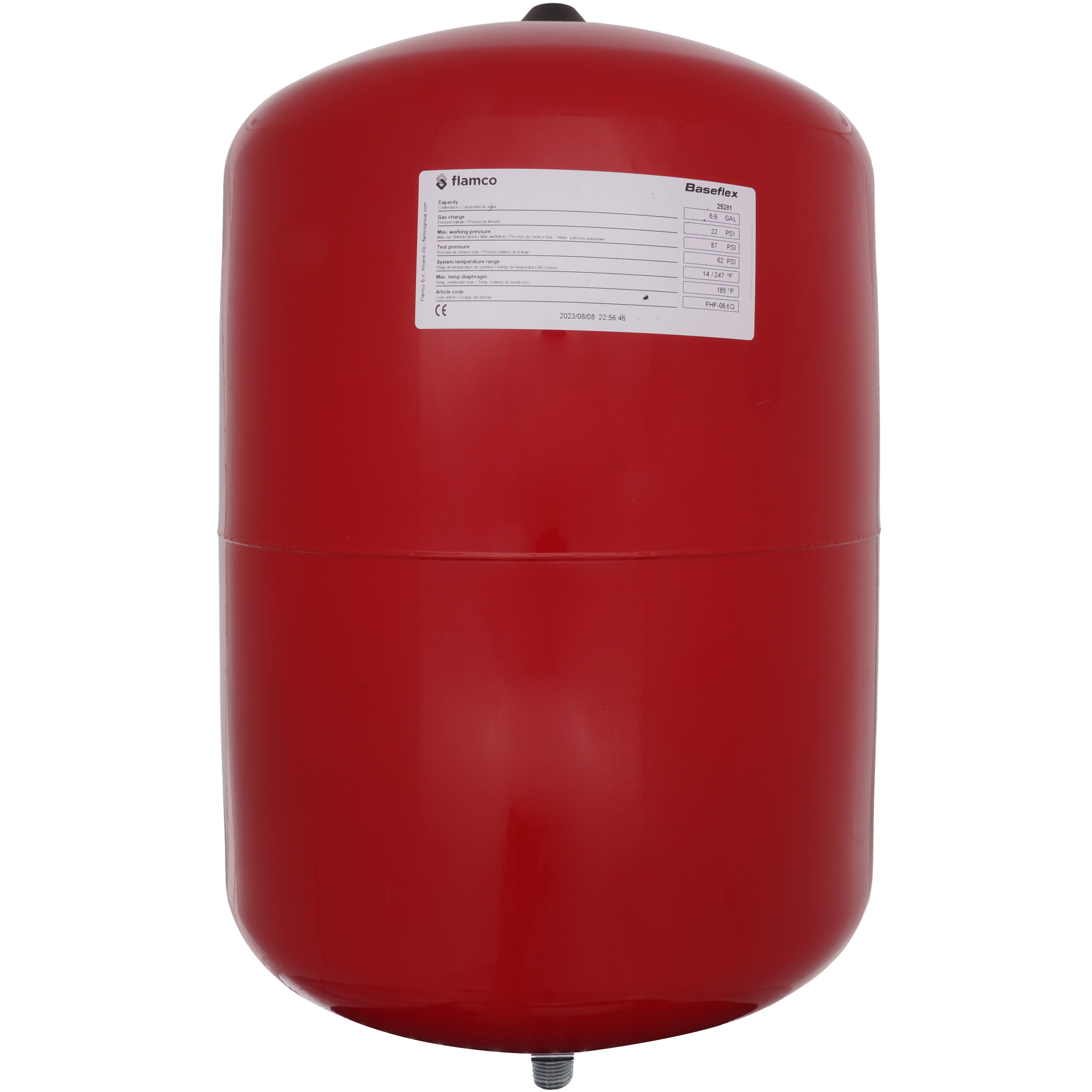 FBF-06.6G - Flamco FBF-06.6G - BaseFlex Expansion Tank (6.6 Gallon)