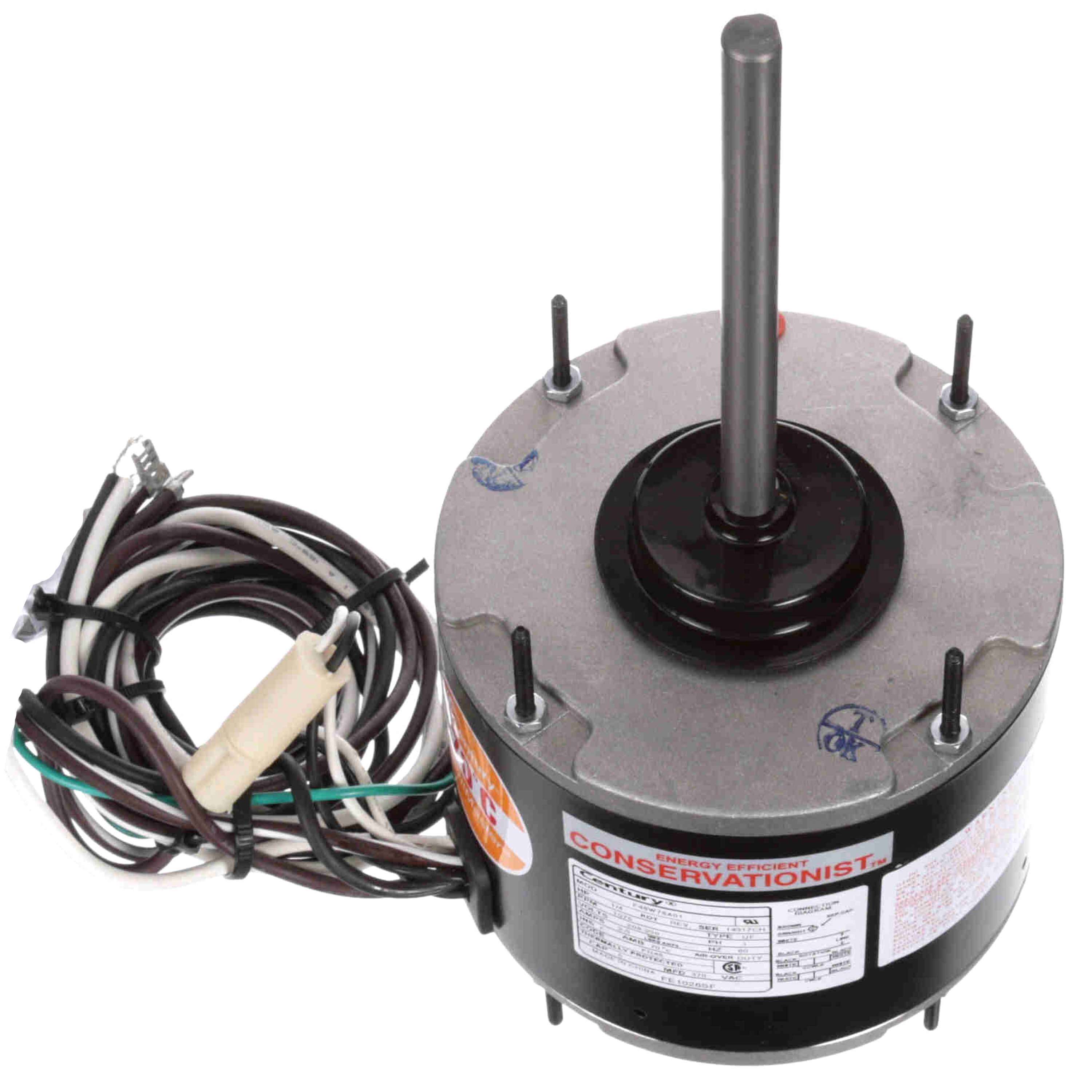 FSE1026SV1 - Century FSE1026SV1 - 5-5/8 1-Speed Outdoor Sleeve Bearing  Motor w/ B Class Insulation (208-230V, 1075 RPM, 1/4 HP)