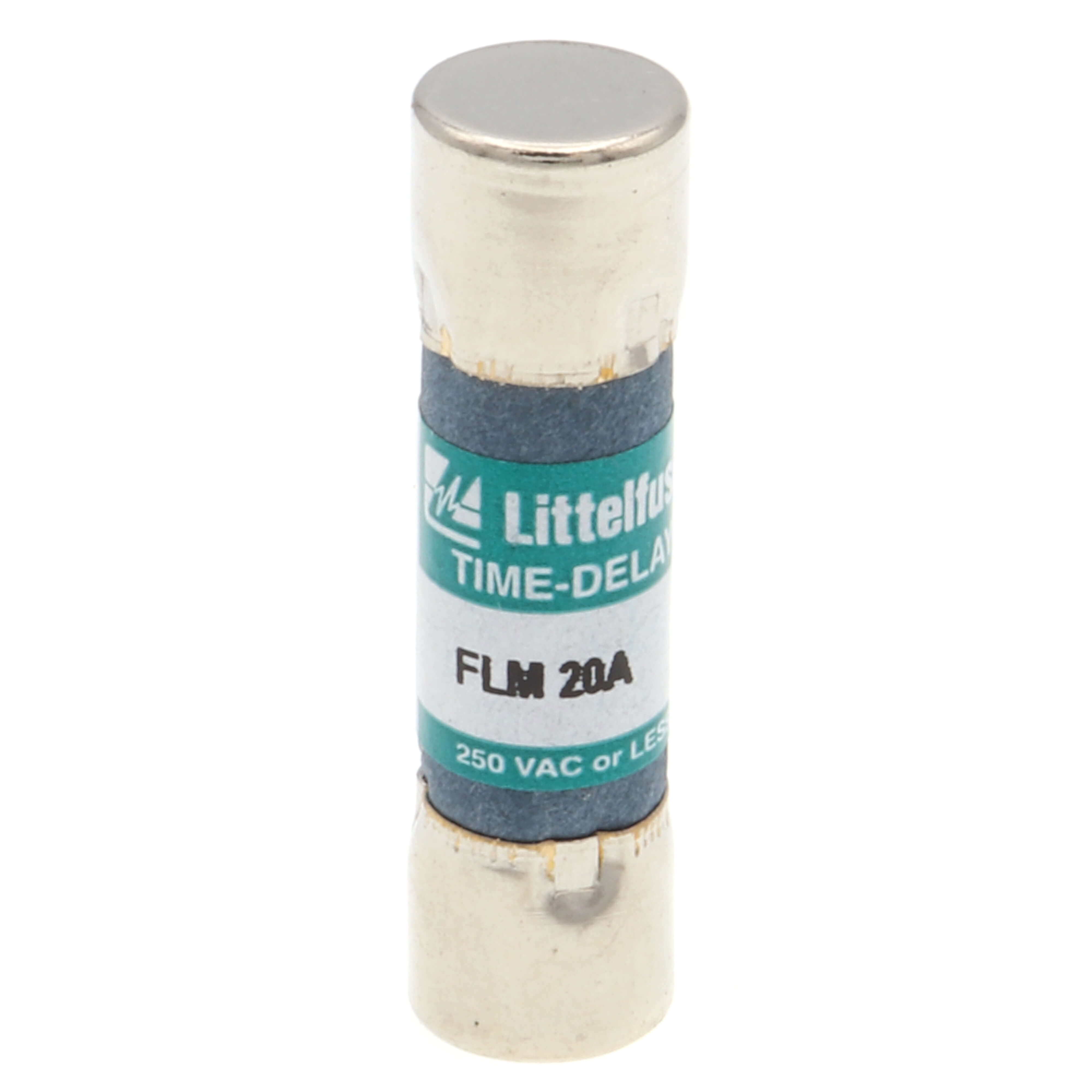 FLM020 - Littelfuse FLM020 - 20 Amp Slo-Blo Time-Delay, Midget