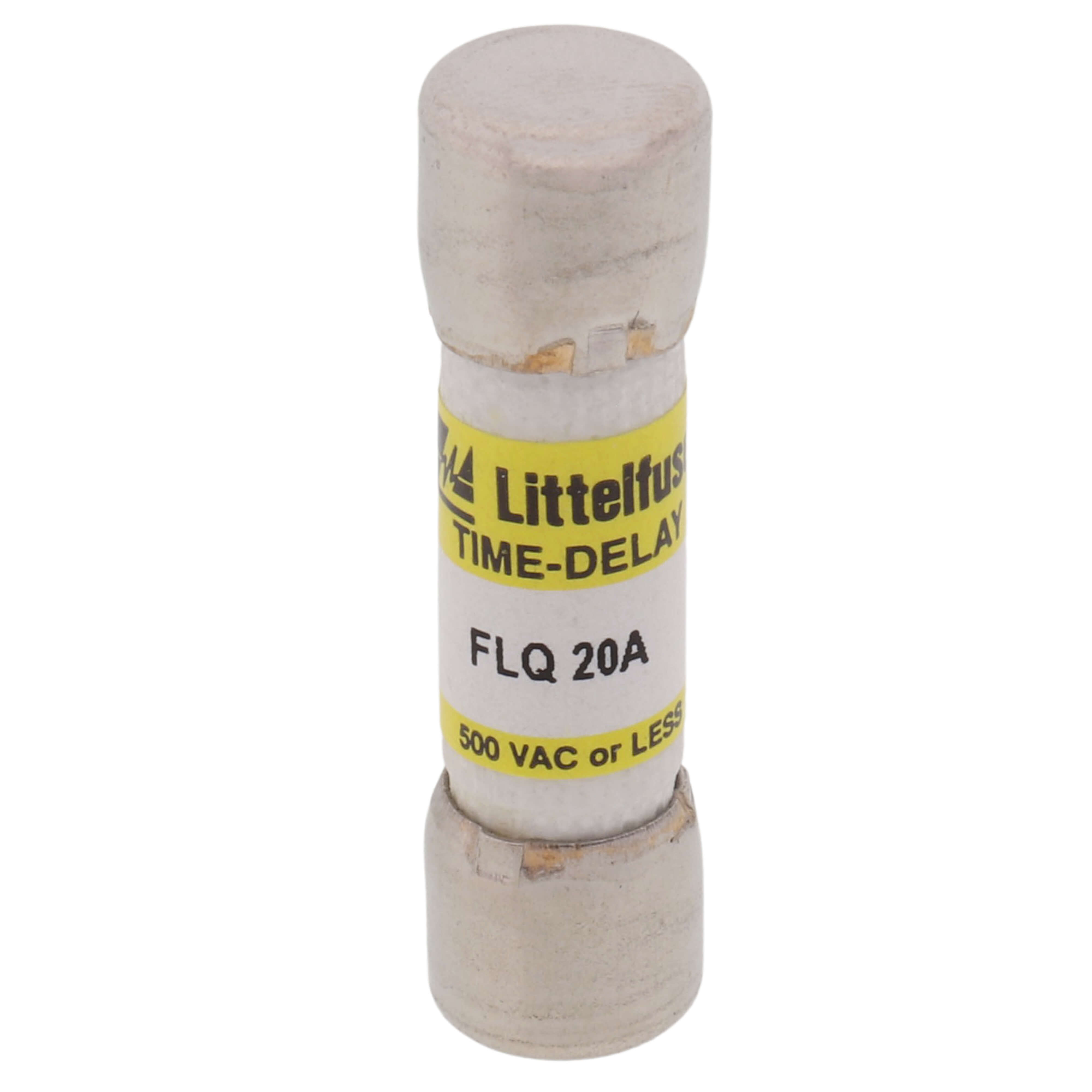 FLQ020 - Littelfuse FLQ020 - 20 Amp Slo-Blo Time-Delay, Midget
