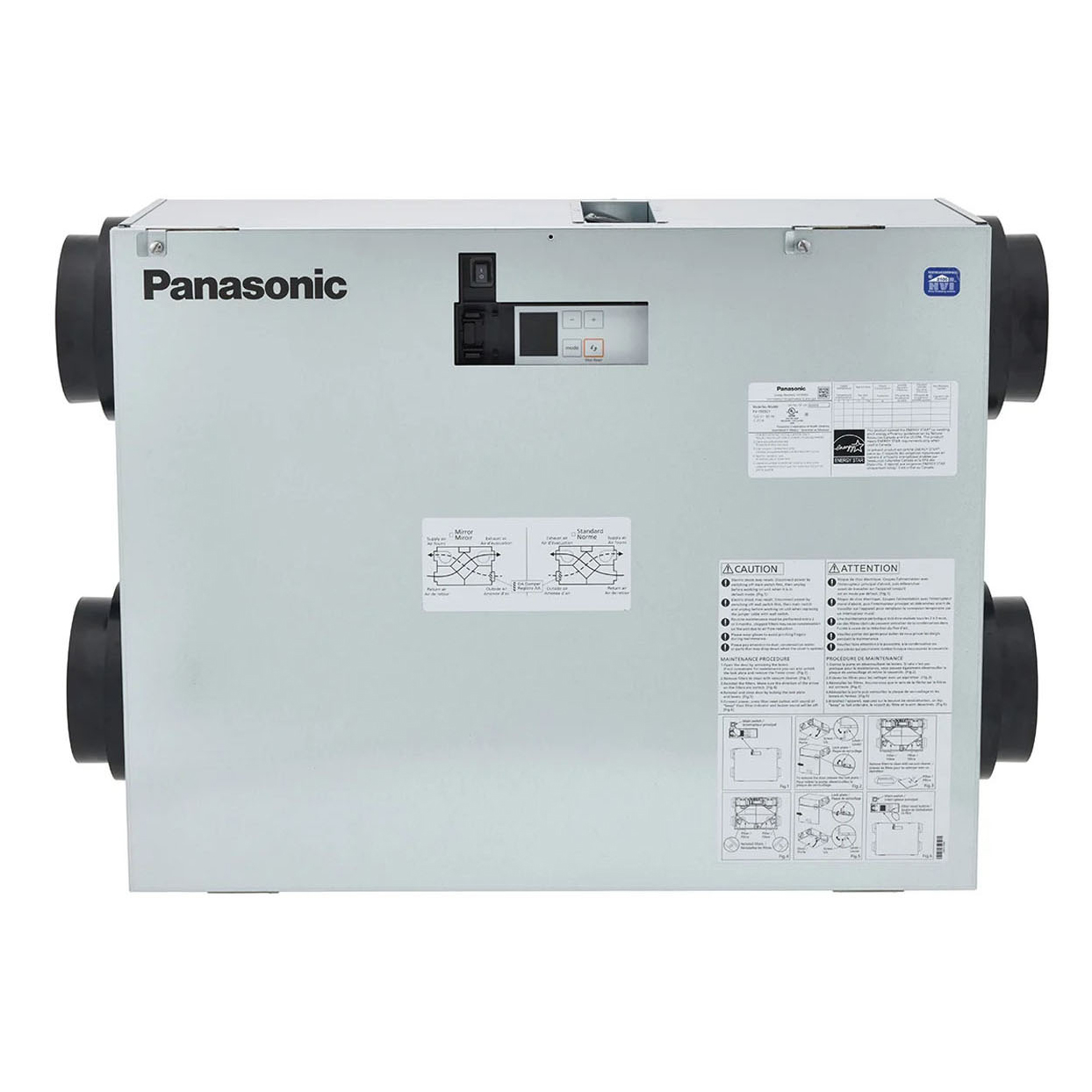 Panasonic FV-10VEC2 Intelli-Balance 100 Energy Recovery Ventilator