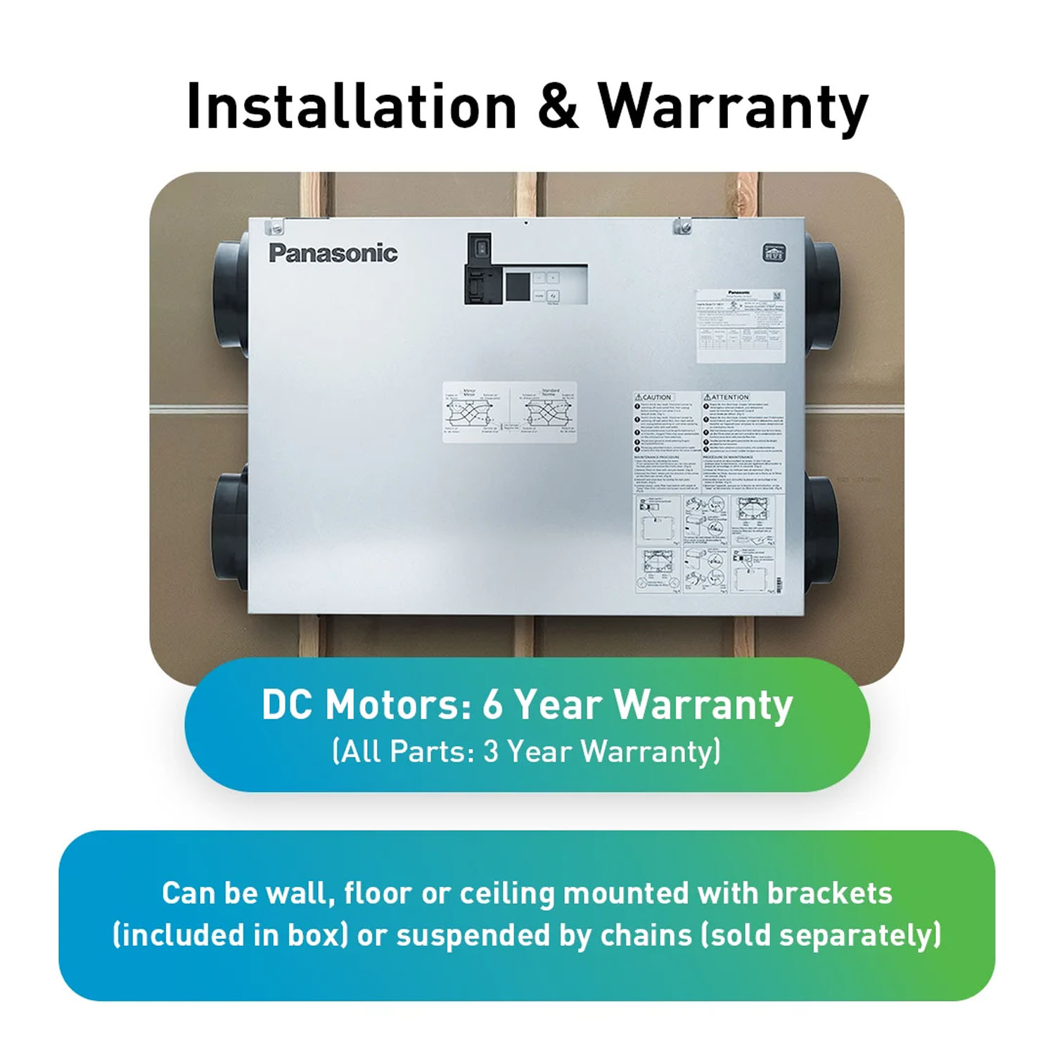 FV-10VEC1 - Panasonic FV-10VEC1 - Intelli-Balance 100 Energy