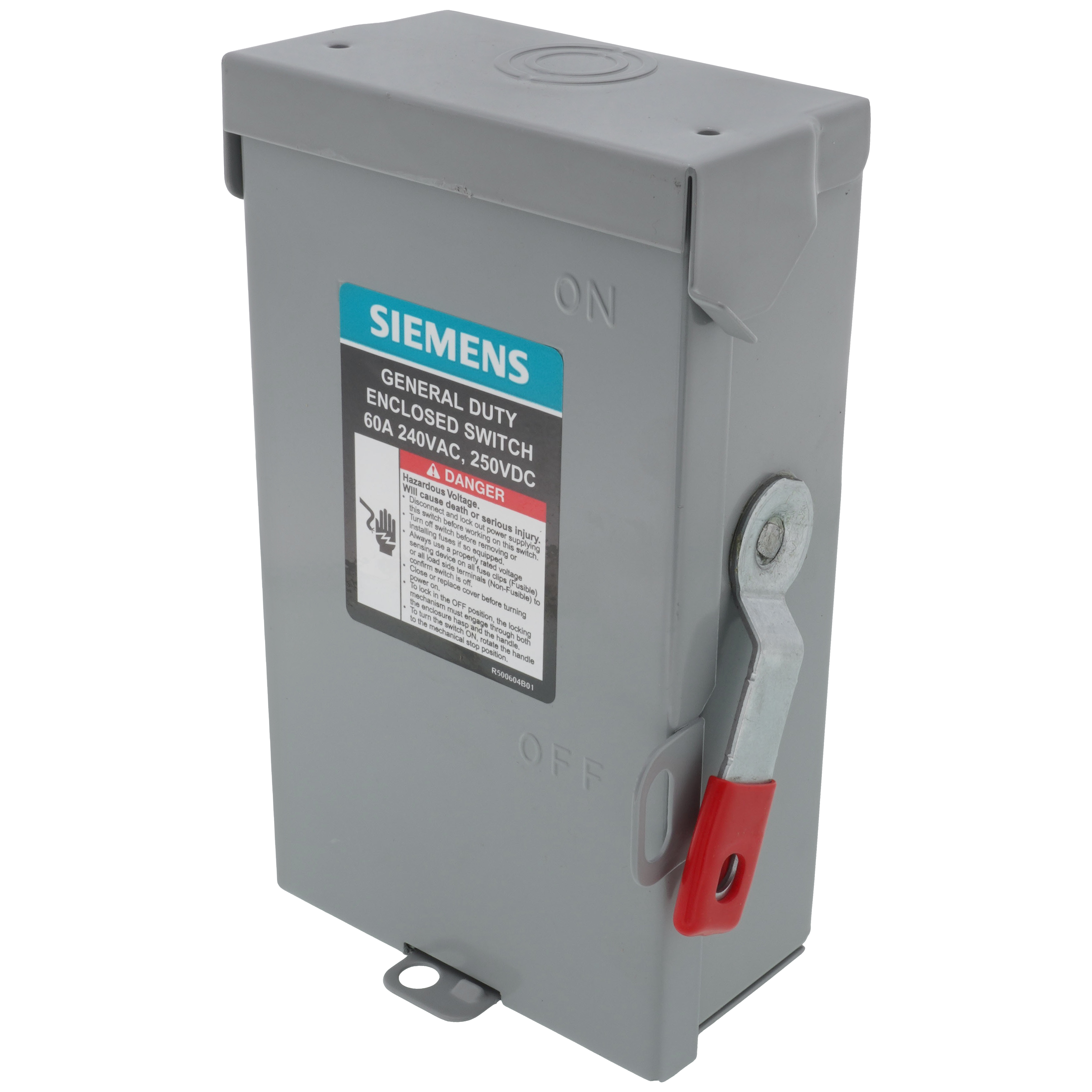 GNF222A - Siemens GNF222A - 60A Low-Voltage VBII Double-Break