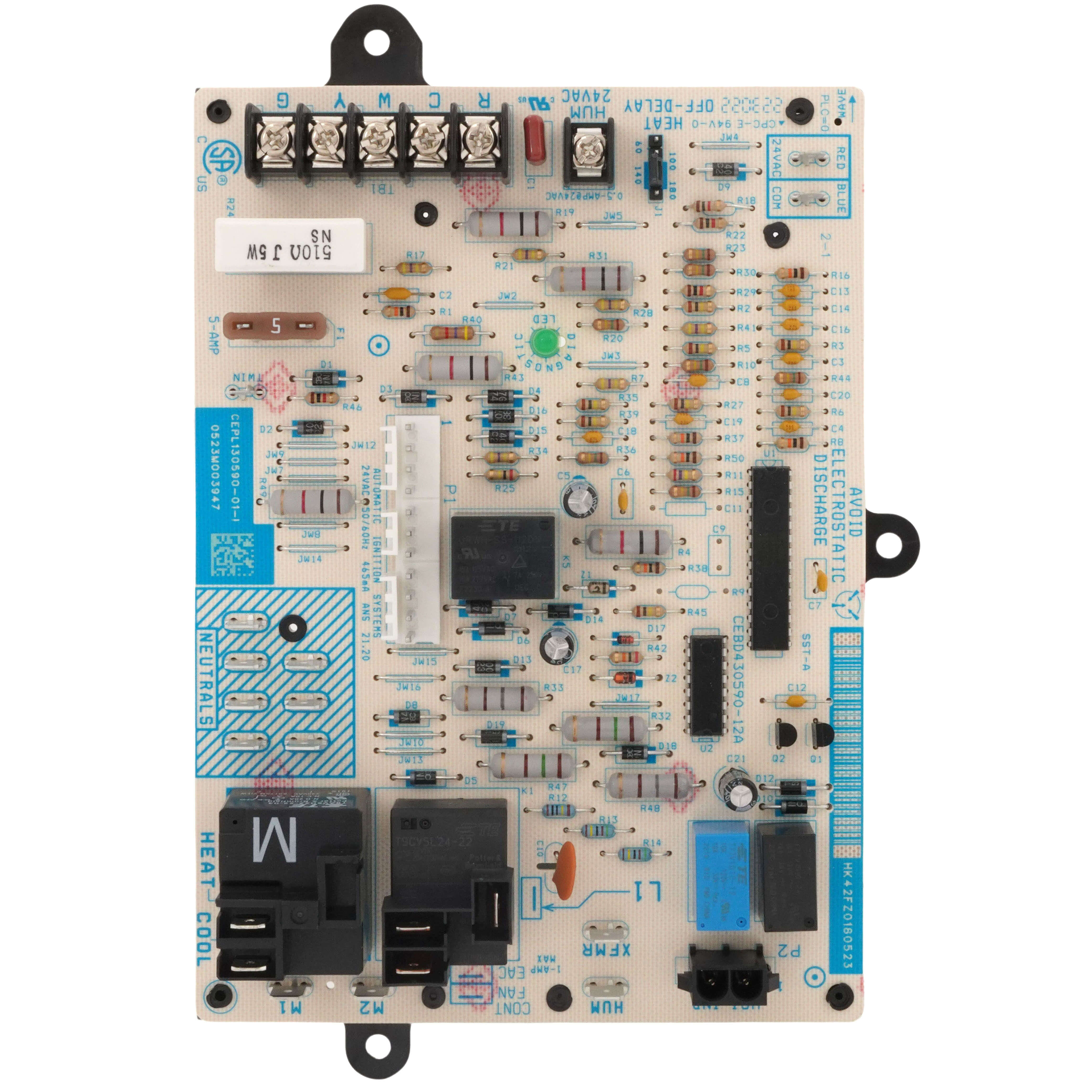 thumbnail interactive-video image 1 of Carrier HK42FZ018 Furnace Control Board – Tested Working, CEPL130590, 1172550 1 of 4