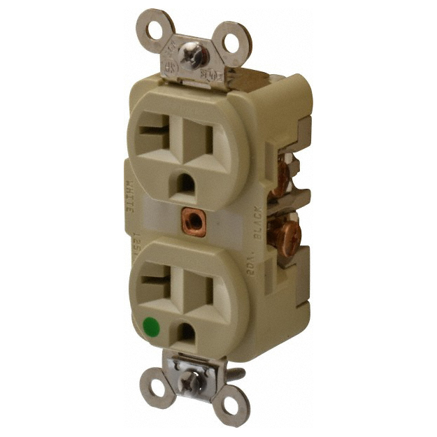 HBL8300I - Hubbell HBL8300I - Straight Blade Duplex Receptacle