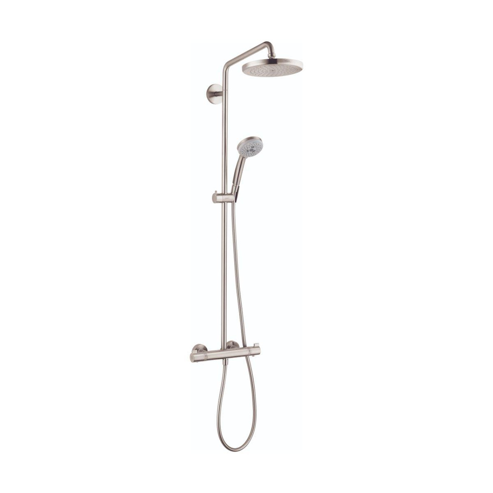 hansgrohe シャワーヘッド クローム 27185821 - Hansgrohe 27185821 - Croma Showerpipe 220 1-Jet, 2.5