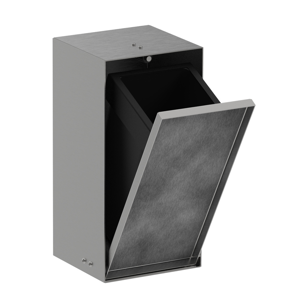 56063800 - Hansgrohe 56063800 - XtraStoris Rock Recessed Trash Bin