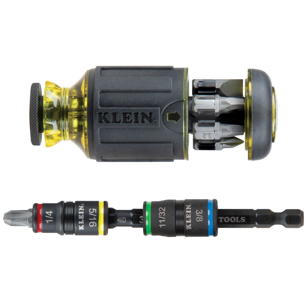 32308HD - Klein Tools 32308HD - 12-in-1 Impact Rated Stubby Driver
