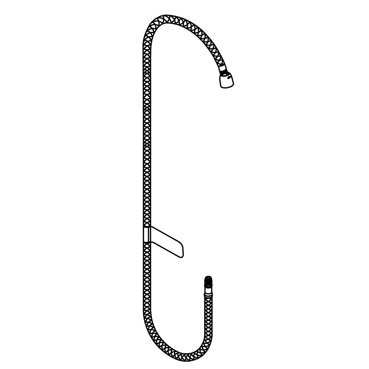 Replacement Spray Hose For Delta Kitchen Faucets – 59-inch Nylon Braided Hose, Fits RP50390, RP62057, RP74608 & More
