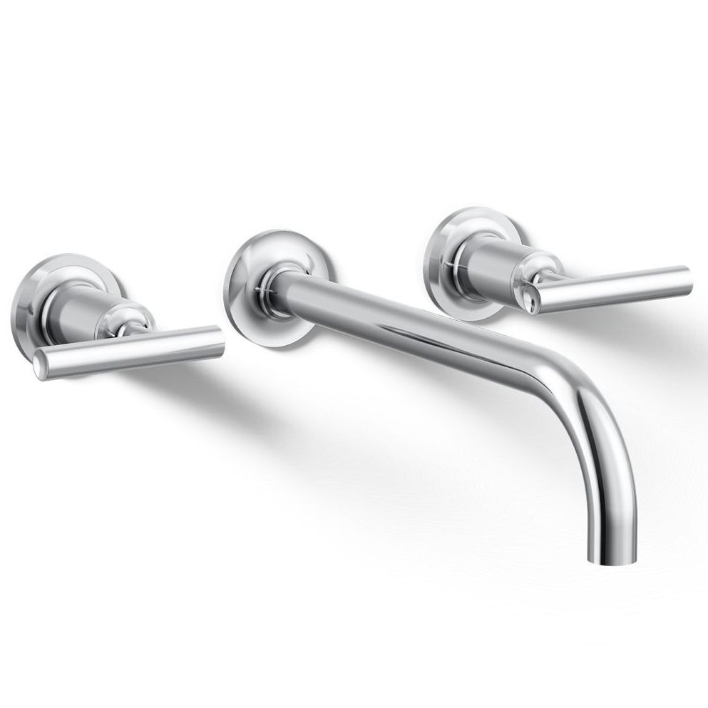 K-T14414-4-CP - Kohler K-T14414-4-CP - Purist Wall Mount Bathroom