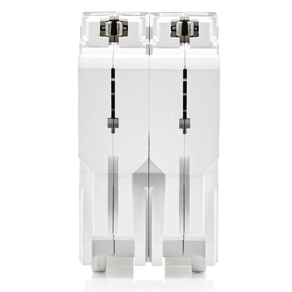 Leviton LB250-GF 50 Amp 2-Pole GFCI Circuit Breaker, Plug-On, Hydraulic Magnetic, 120/240V, White