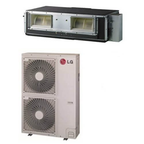 LH368HV4 - LG LH368HV4 - 36,000 BTU 17.6 SEER Mini Split System Concealed  Duct Heat Pump (Bundle)