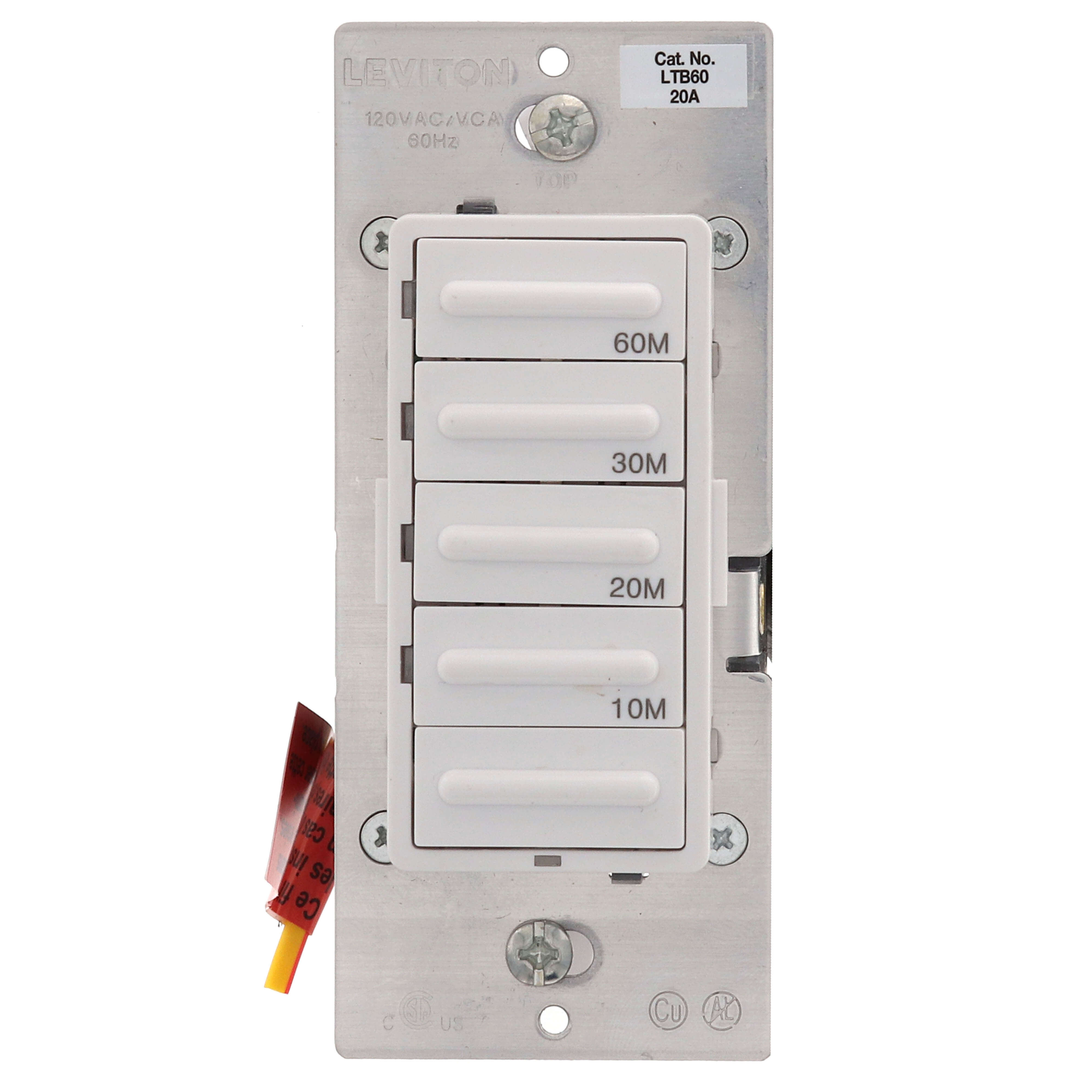 Preset Timer Switch Leviton Decora Countdown Timer Switch - 1800W ...